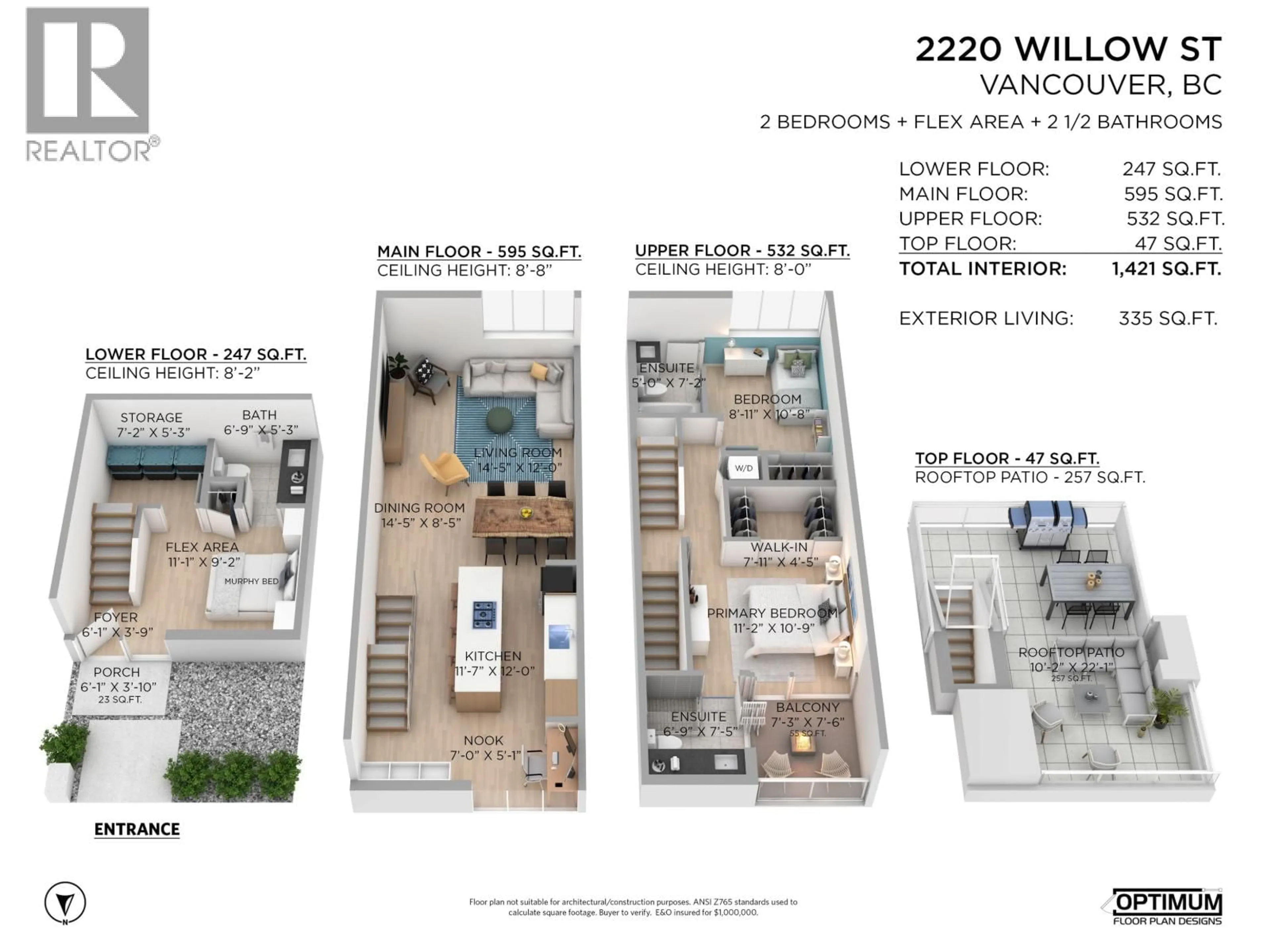 Floor plan for 2220 WILLOW STREET, Vancouver British Columbia V5Z0C8
