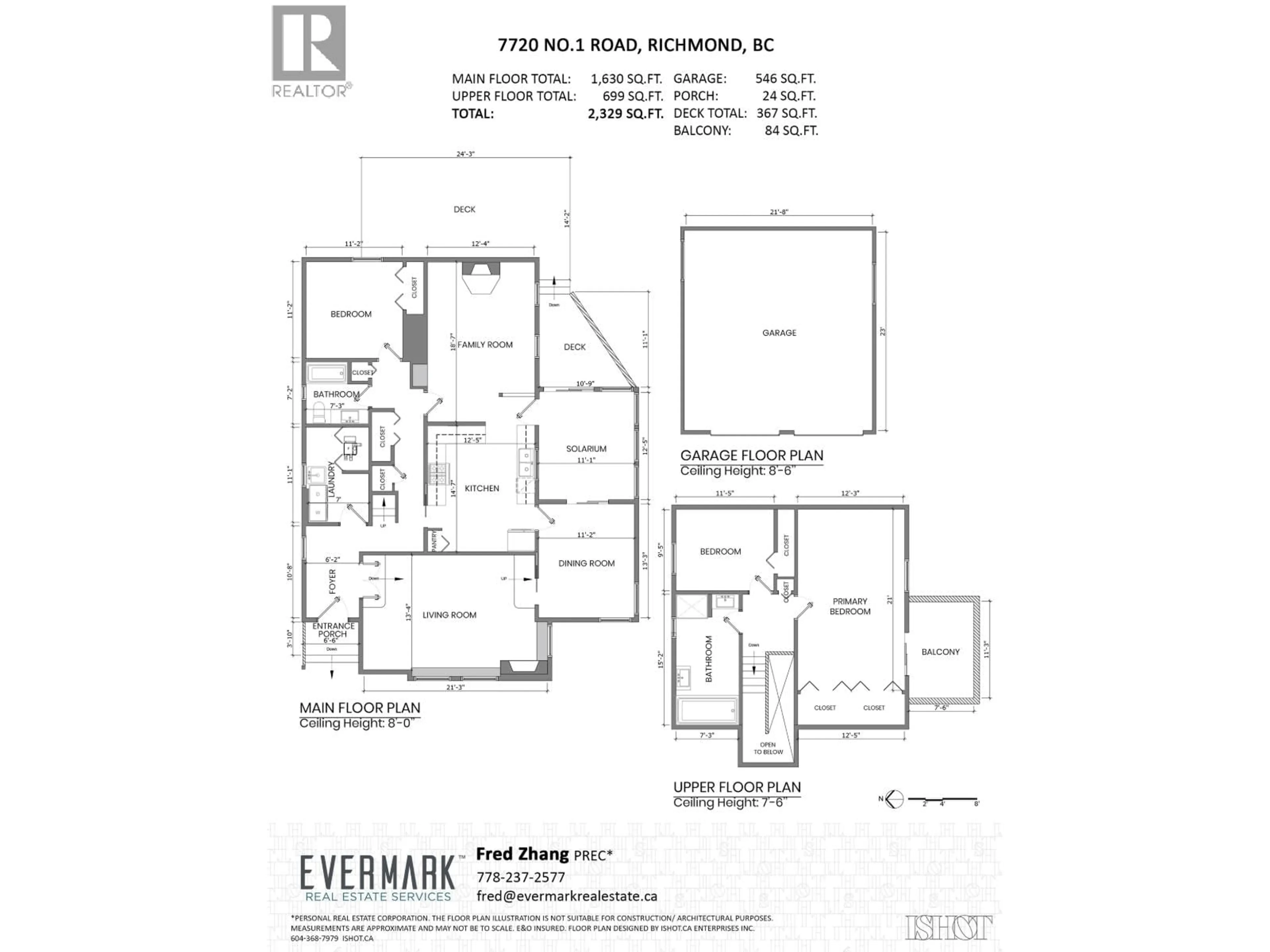 Floor plan for 7720 NO.1 ROAD, Richmond British Columbia V7C1T6
