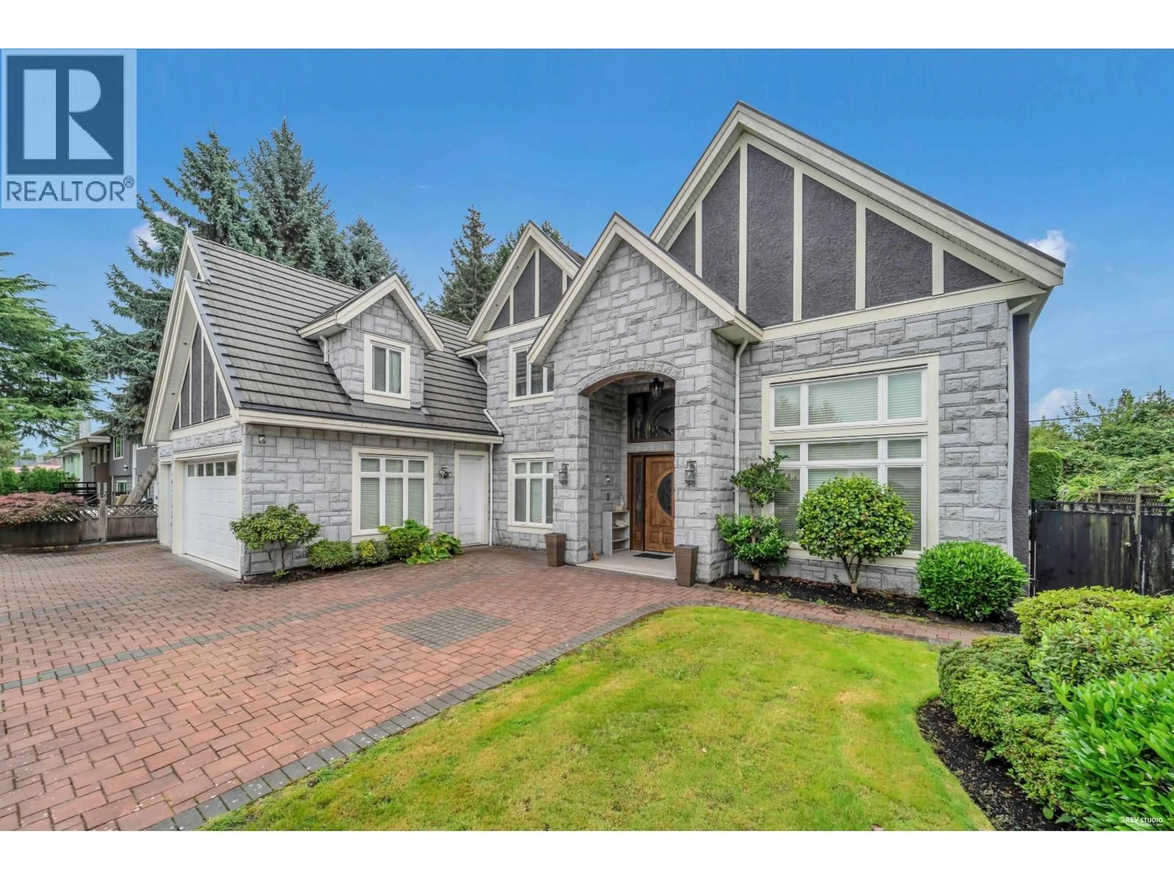 Home with brick exterior material, street for 8080 SPIRES ROAD, Richmond British Columbia V6Y1V9