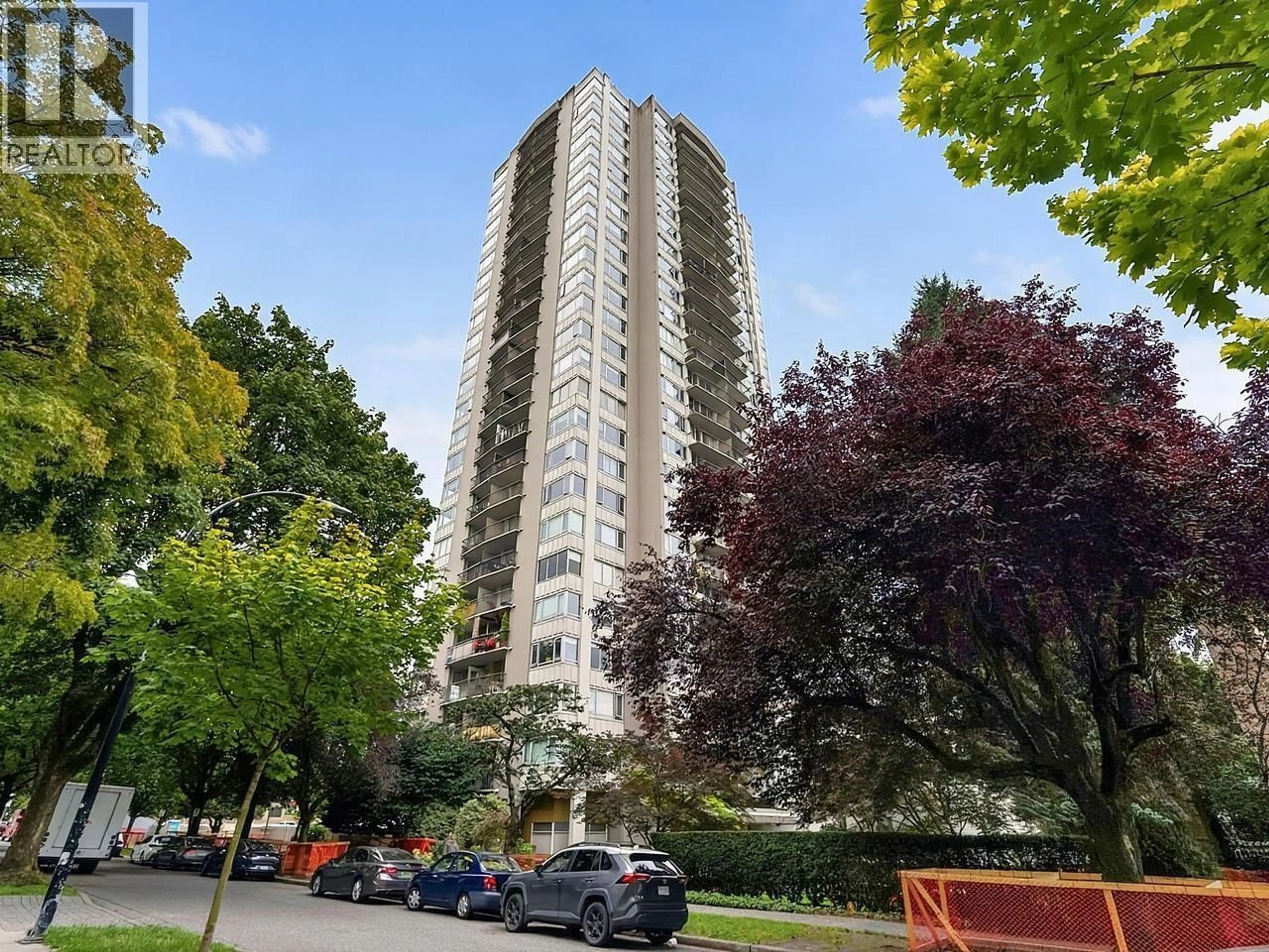 A pic from outside/outdoor area/front of a property/back of a property/a pic from drone, building for 901 - 1850 COMOX STREET, Vancouver British Columbia V6G1R3