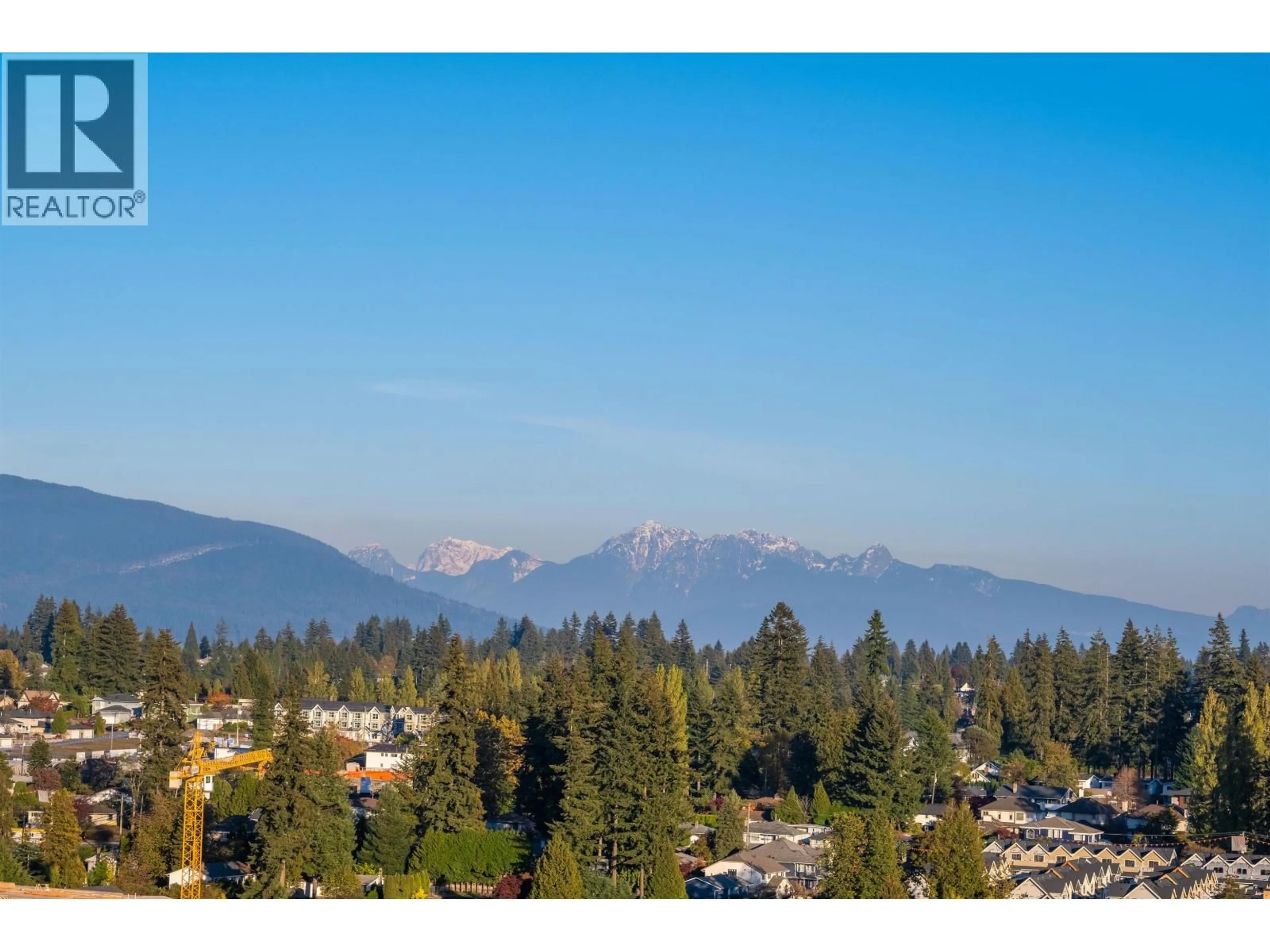 A pic from outside/outdoor area/front of a property/back of a property/a pic from drone, mountain view for 610 - 525 FOSTER AVENUE, Coquitlam British Columbia V3J0H6