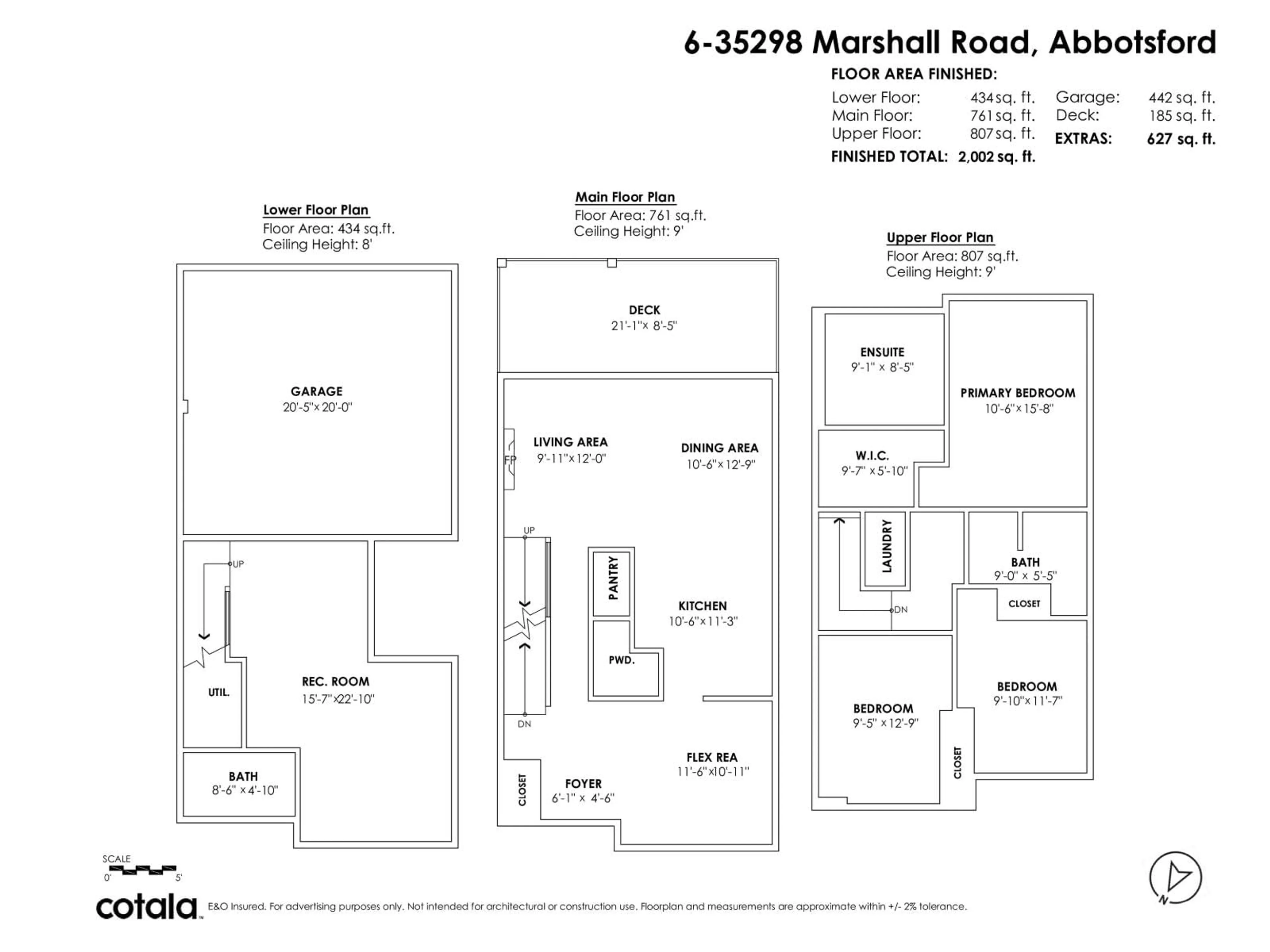 Floor plan for 6 - 35298 MARSHALL ROAD, Abbotsford British Columbia V3G0E2