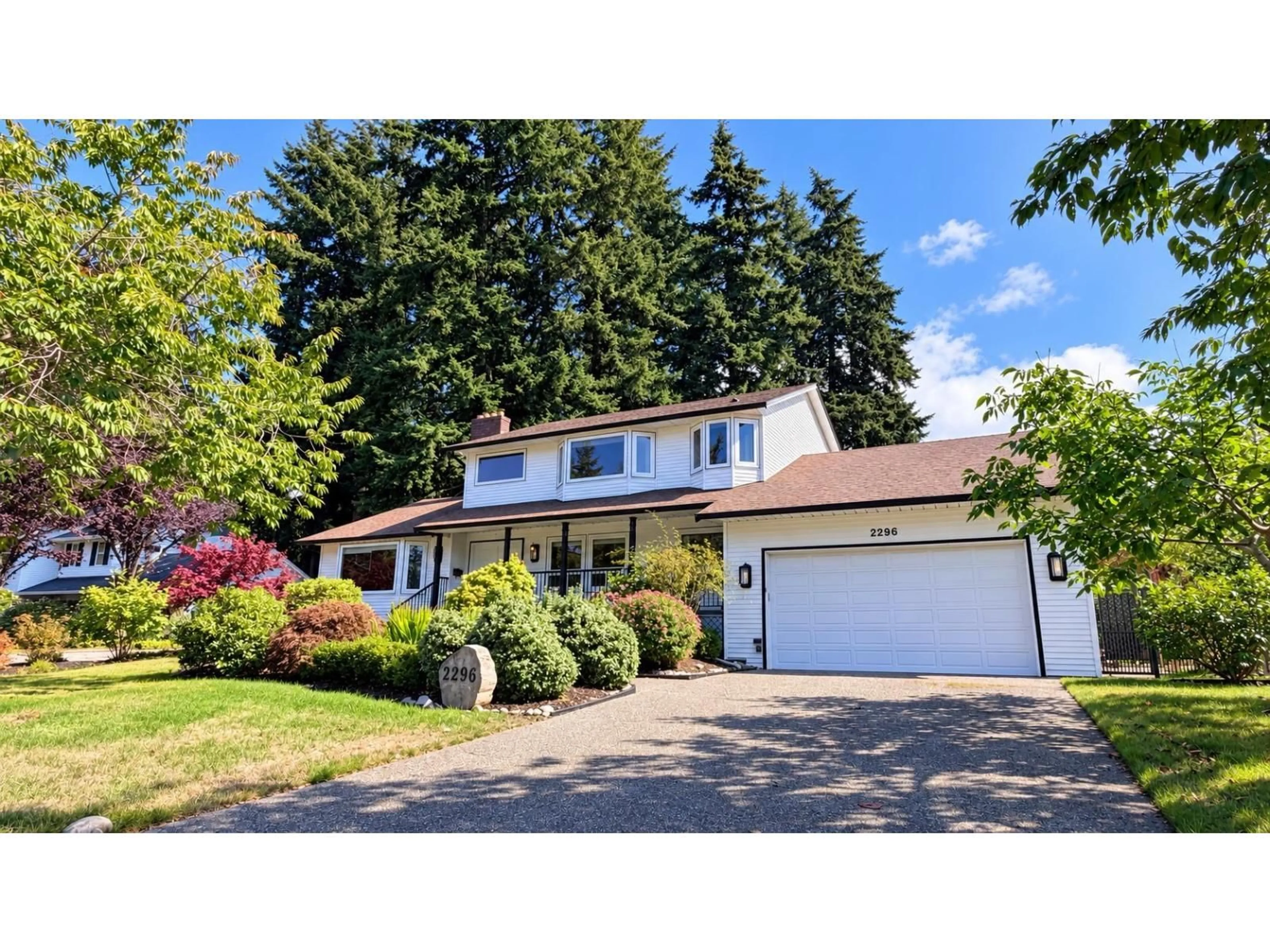 Home with vinyl exterior material, street for 2296 129B STREET, Surrey British Columbia V4A7E2