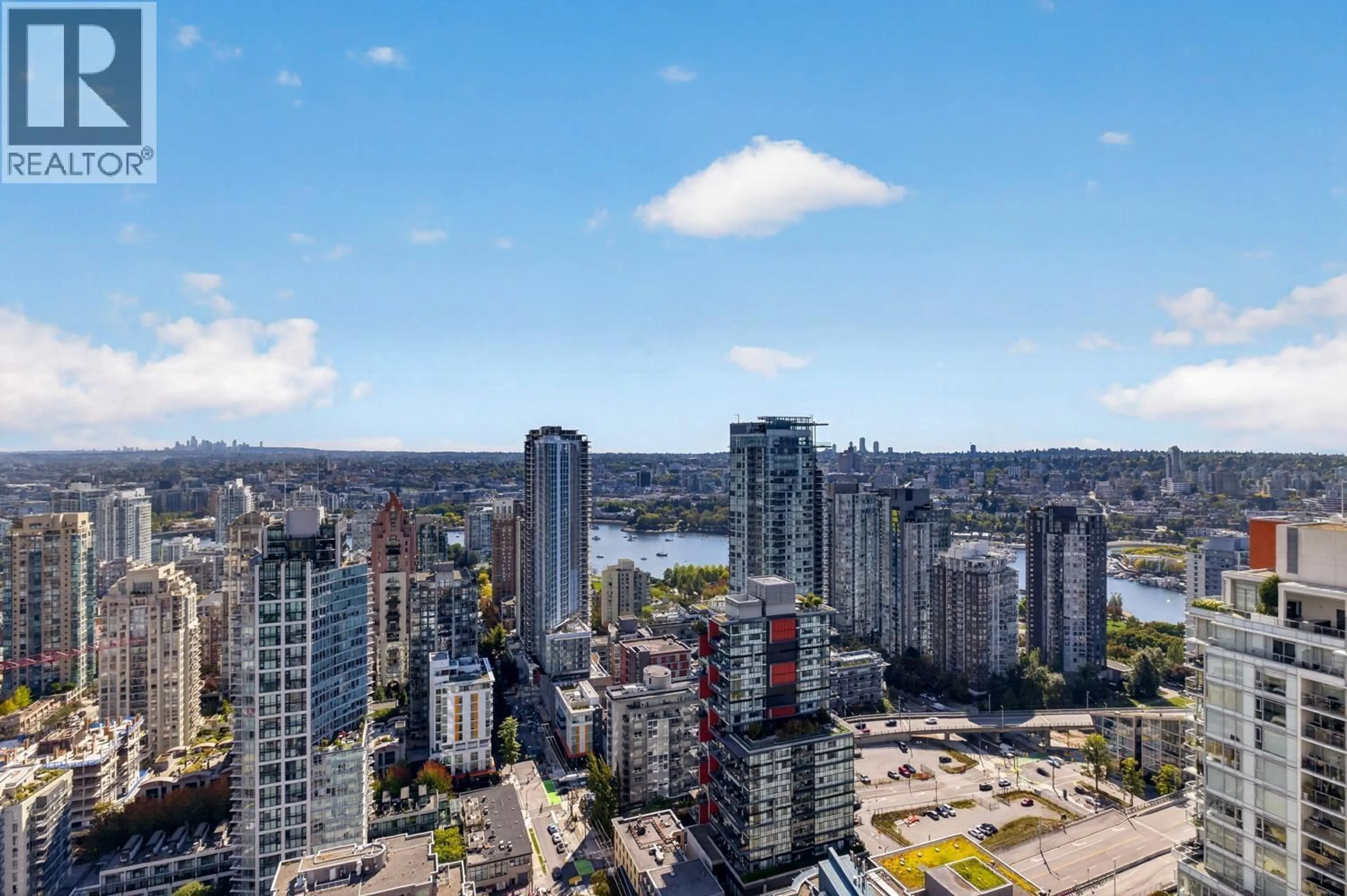 A pic from outside/outdoor area/front of a property/back of a property/a pic from drone, city buildings view from balcony for 4006 - 1283 HOWE STREET, Vancouver British Columbia V6Z0E3