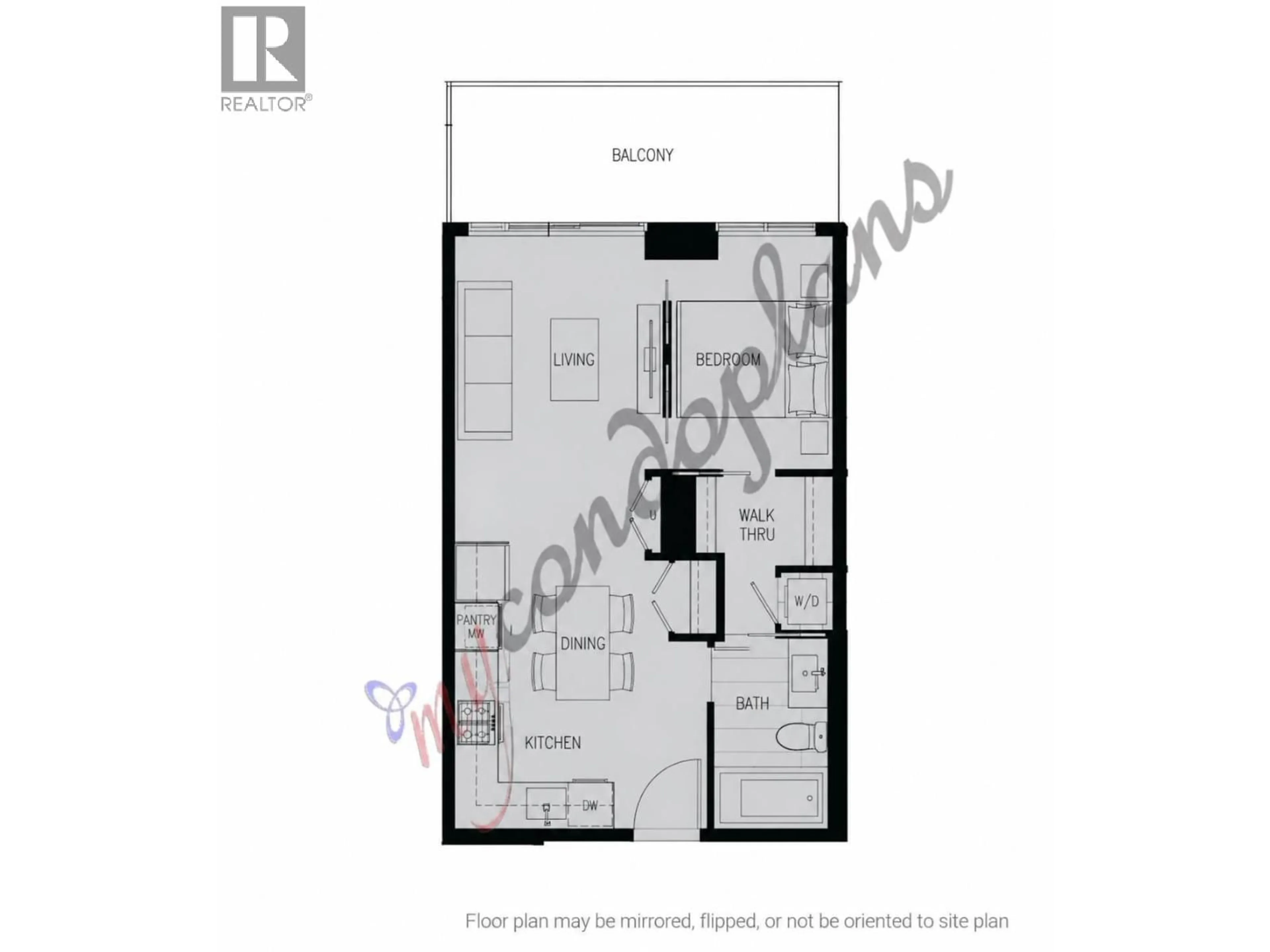Floor plan for 903 - 567 CLARKE ROAD, Coquitlam British Columbia V3J0K7