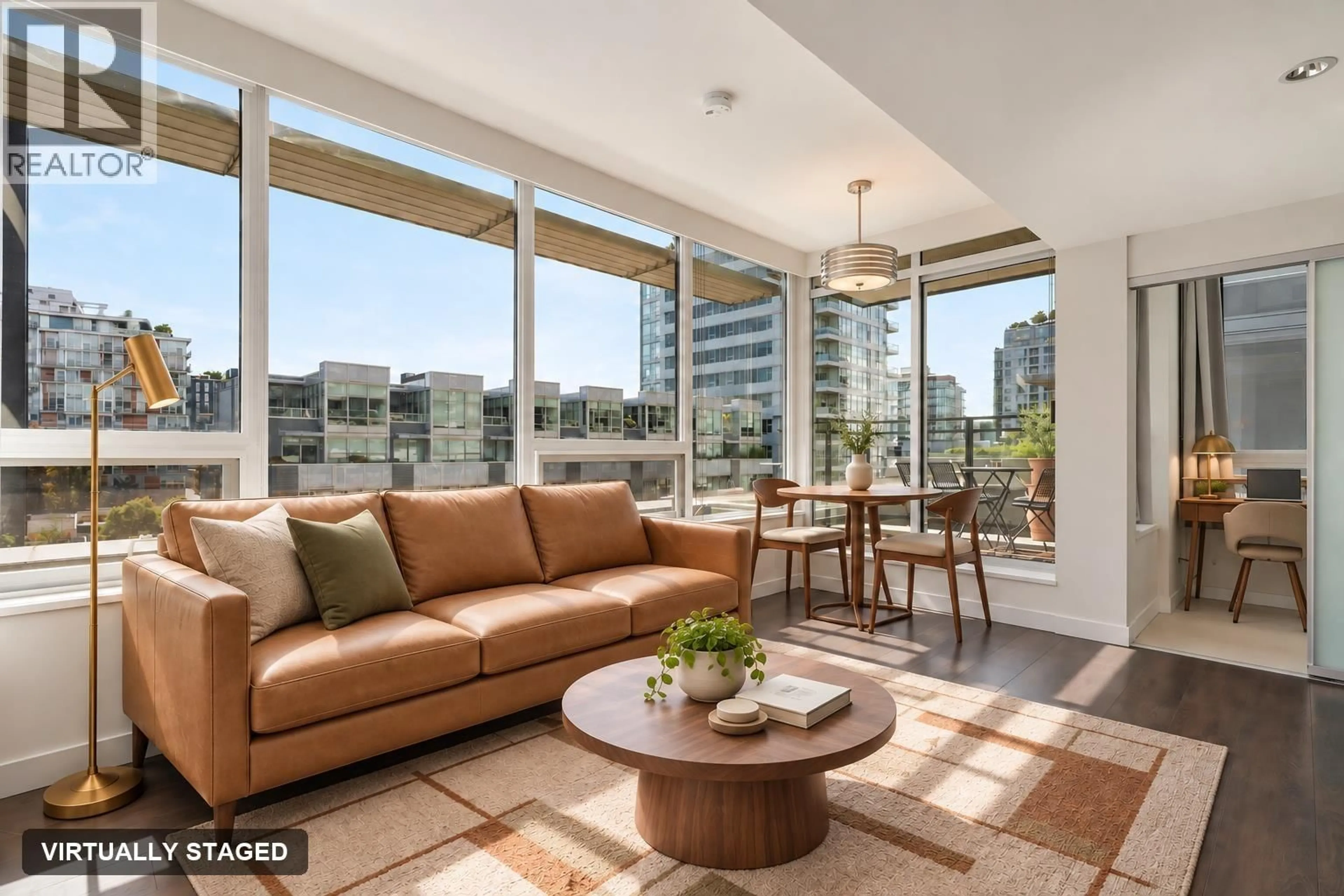 Living room with furniture, unknown for 608 - 161 1ST AVENUE, Vancouver British Columbia V6A0G1