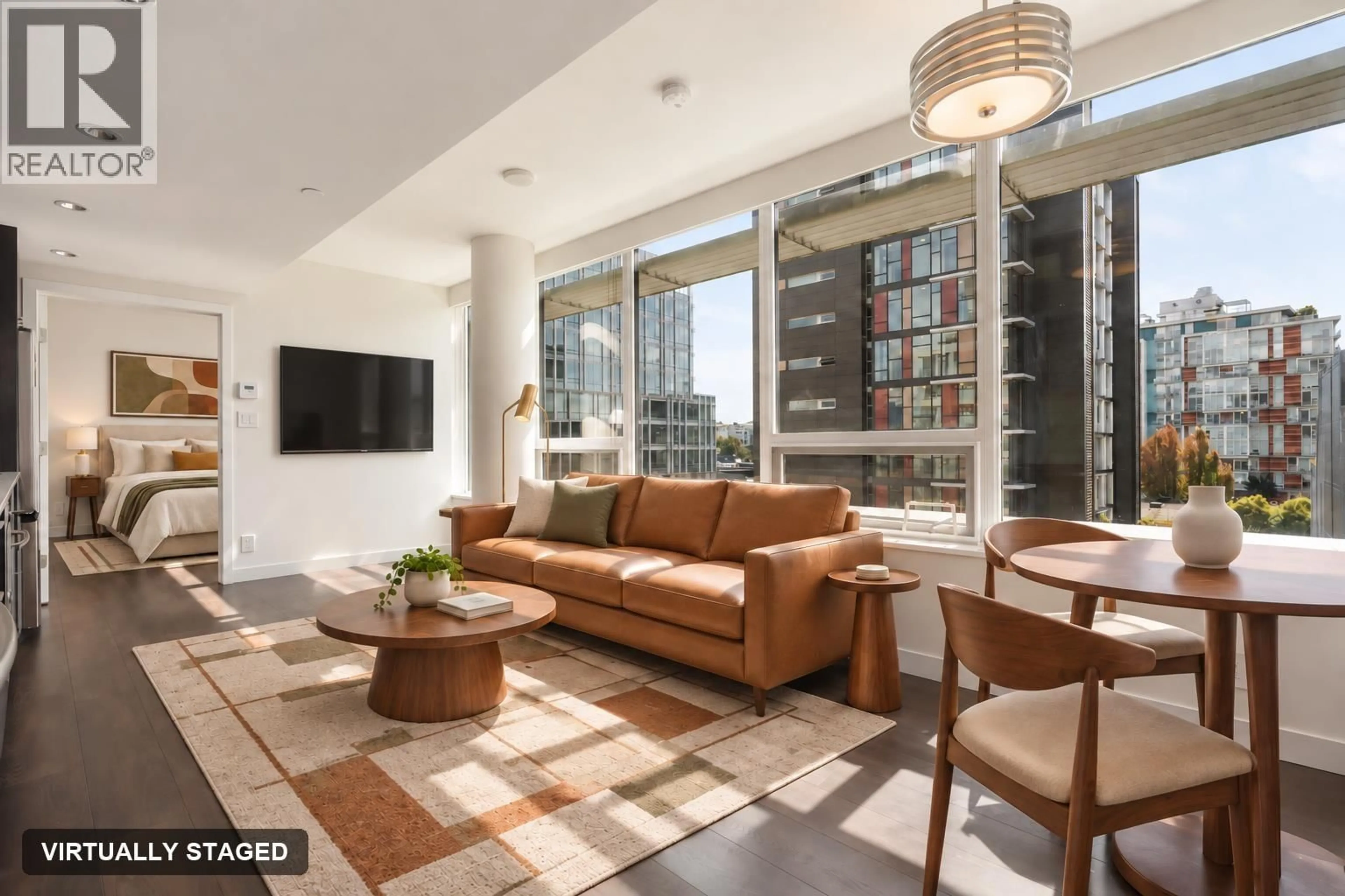 Living room with furniture, unknown for 608 - 161 1ST AVENUE, Vancouver British Columbia V6A0G1
