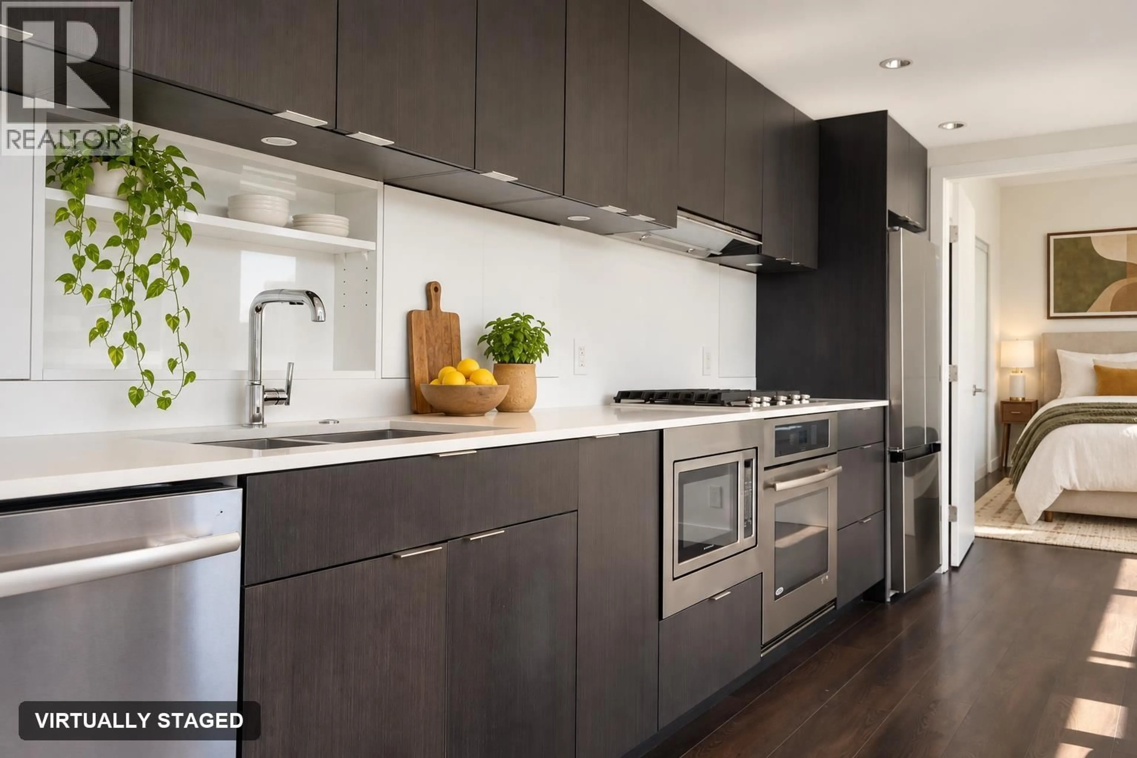 Contemporary kitchen, unknown for 608 - 161 1ST AVENUE, Vancouver British Columbia V6A0G1