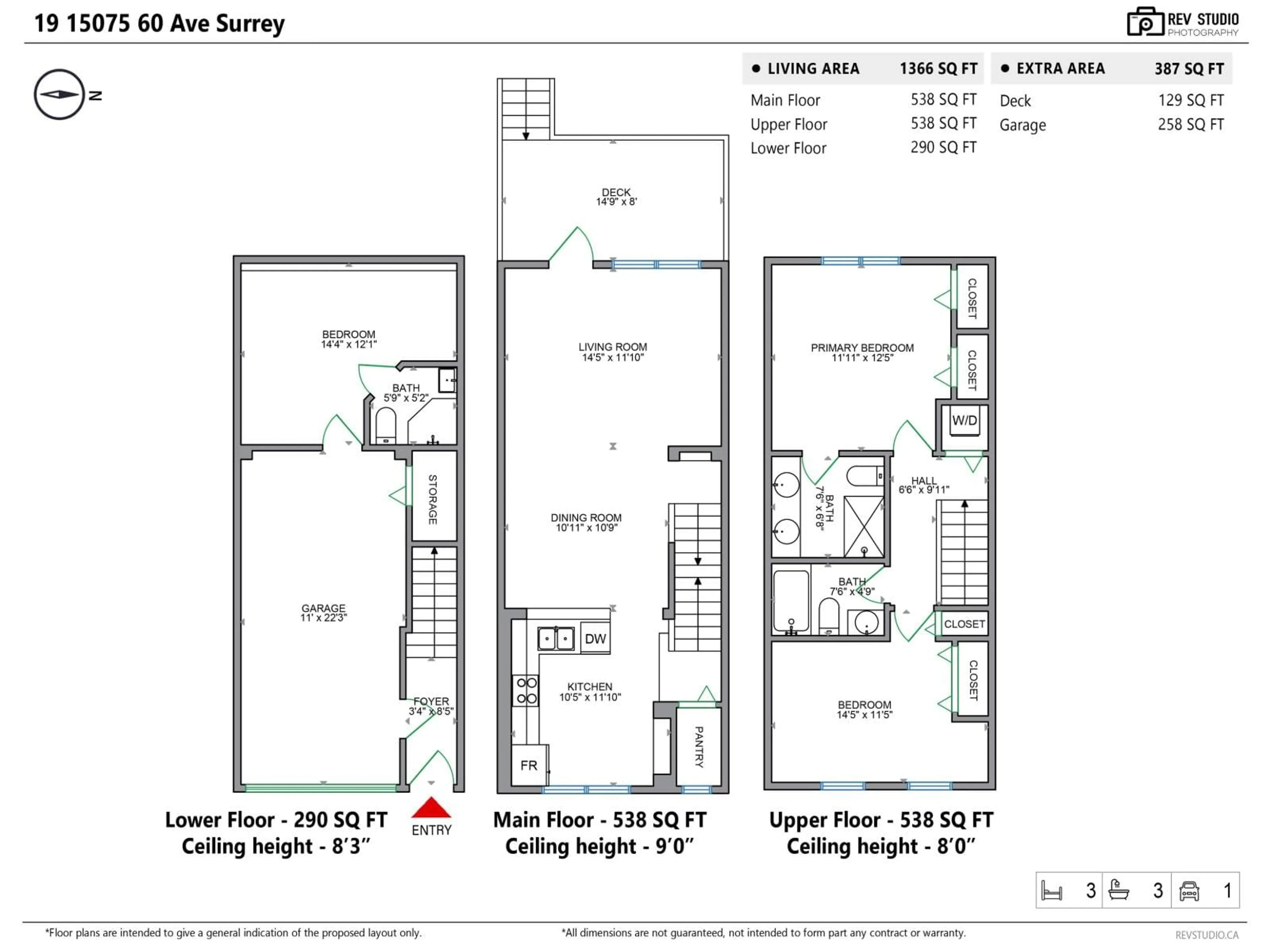 Floor plan for 19 - 15075 60 AVENUE, Surrey British Columbia V3S1S1