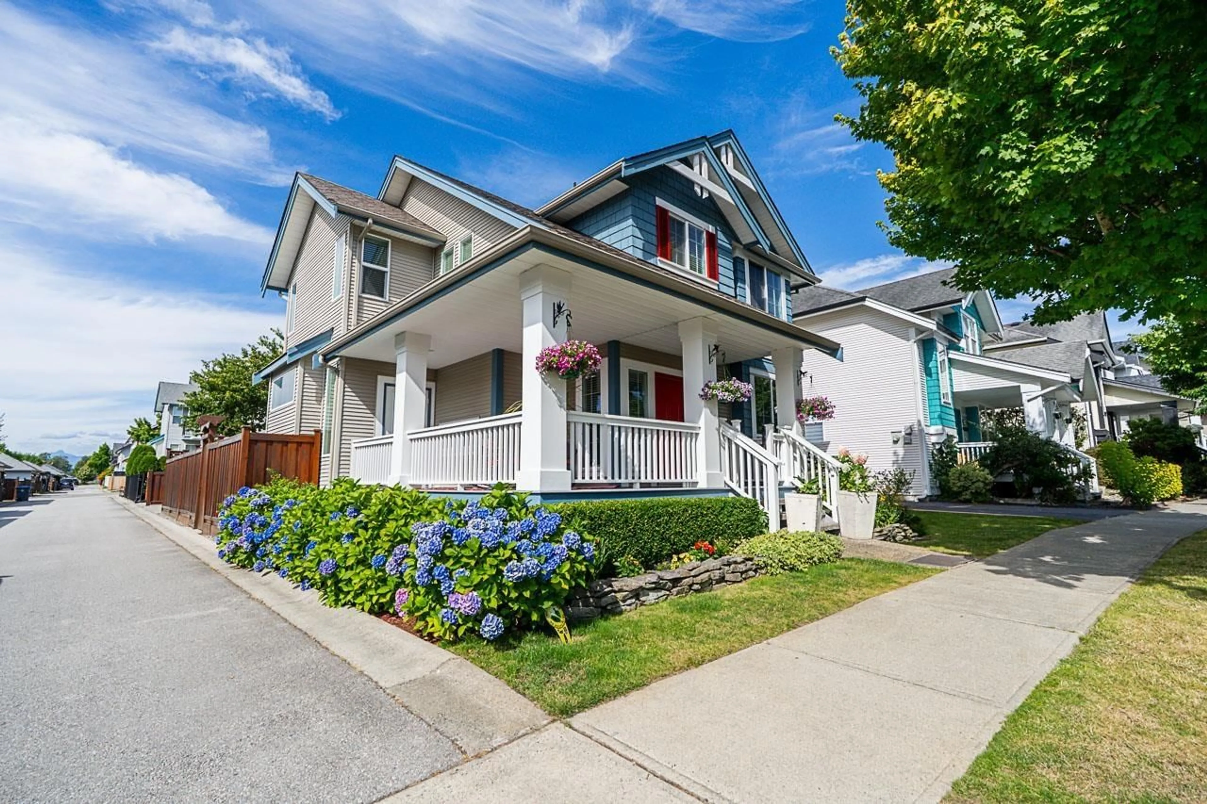 Home with vinyl exterior material, street for 19029 68B AVENUE, Surrey British Columbia V4N5P5