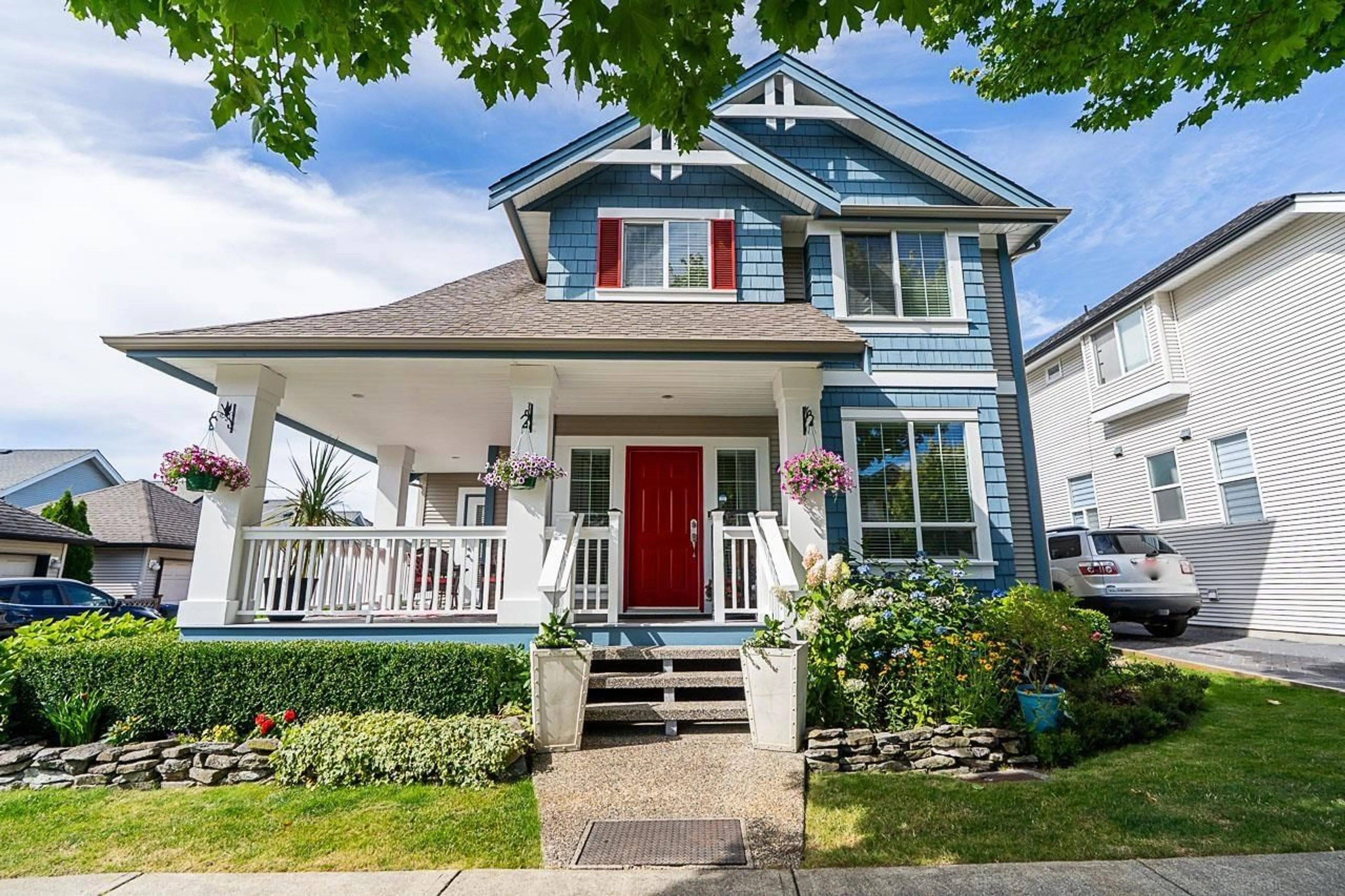 Home with vinyl exterior material, street for 19029 68B AVENUE, Surrey British Columbia V4N5P5
