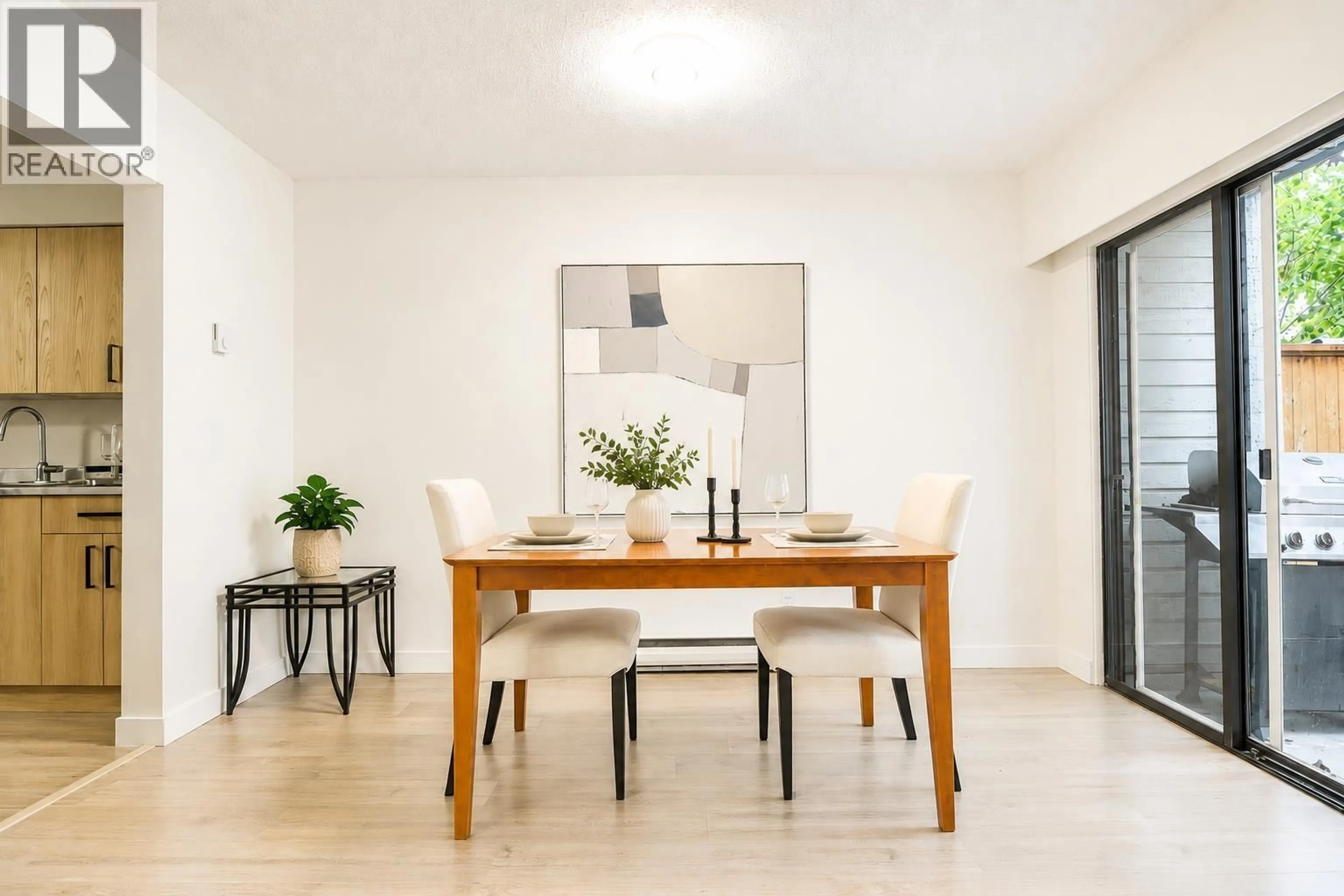 Dining room, wood/laminate floor for 20 - 7300 LEDWAY ROAD, Richmond British Columbia V7C4N9