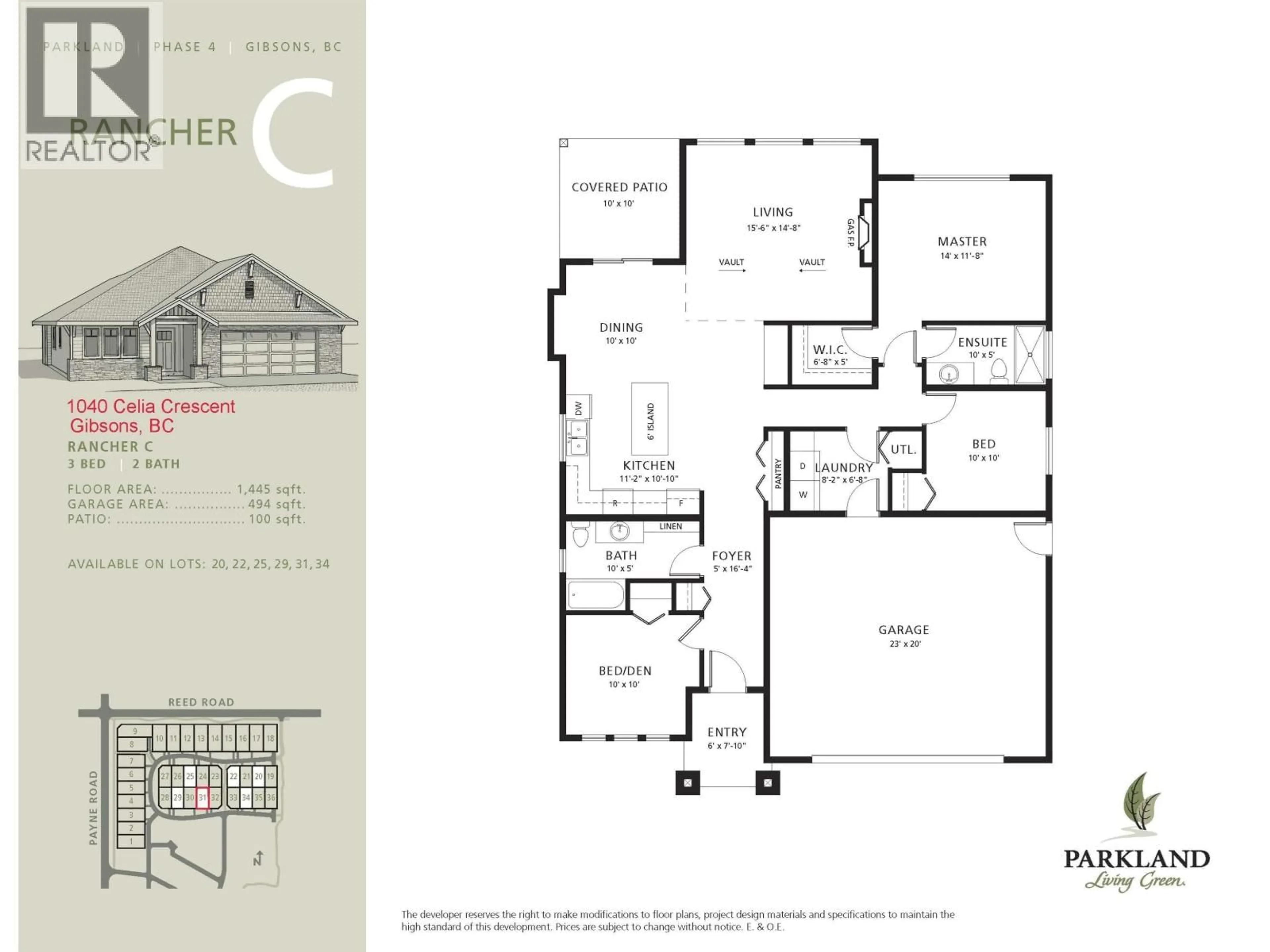 Floor plan for 1040 CELIA CRESCENT, Gibsons British Columbia V0N1V7