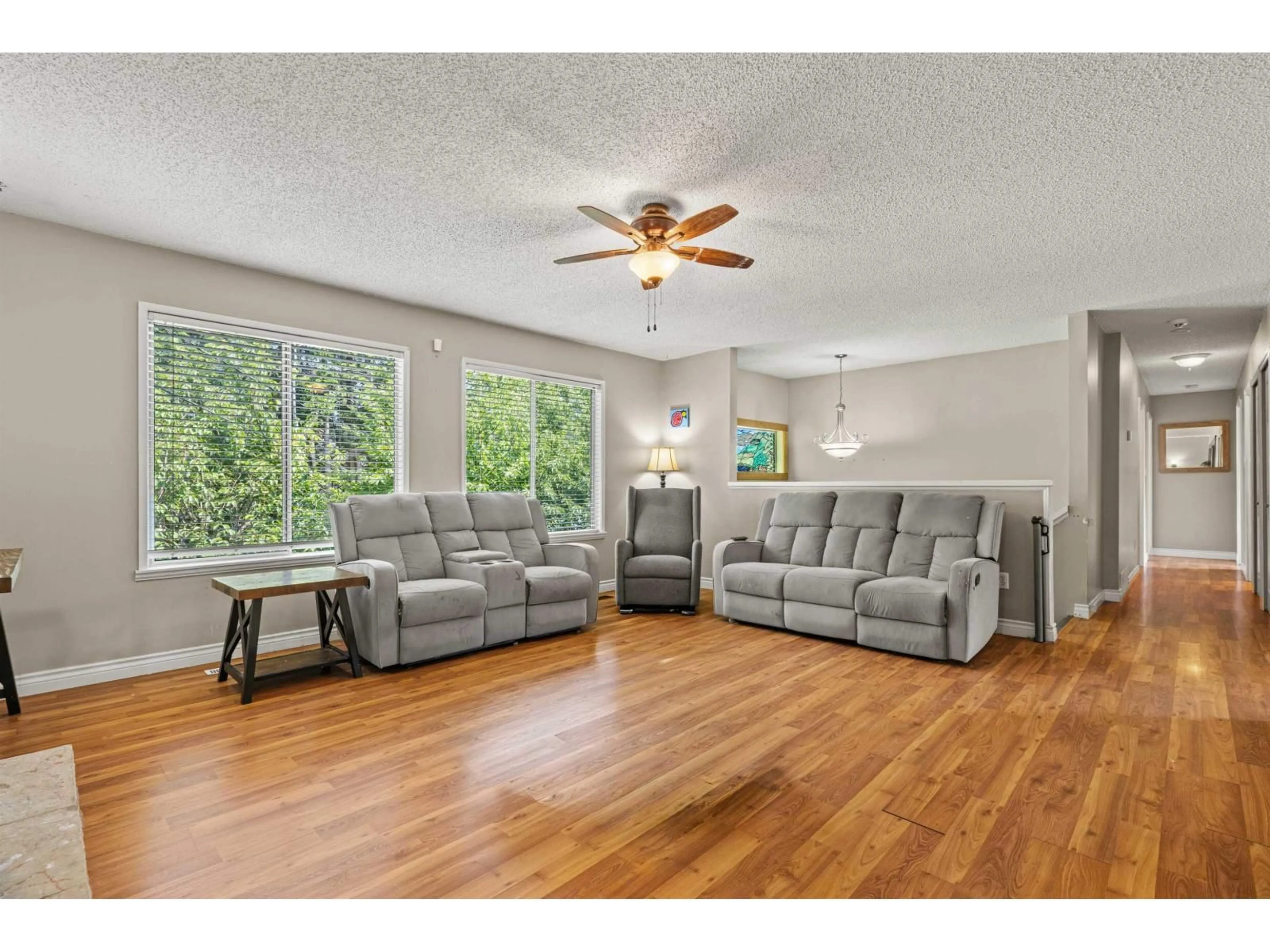 Living room with furniture, wood/laminate floor for 450 WARDLE STREET, Hope British Columbia V0X1L0