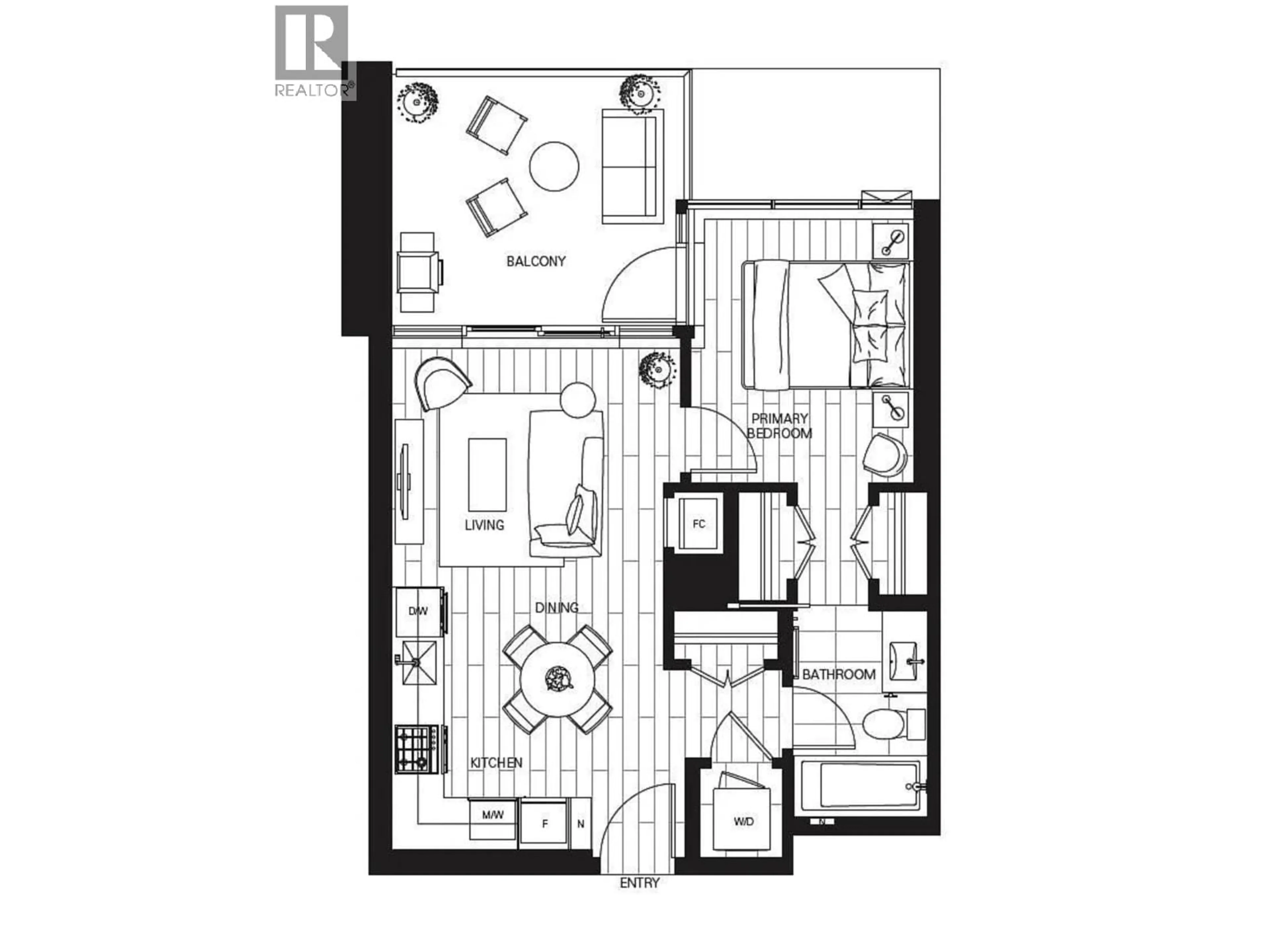 Floor plan for 2207 - 505 NELSON STREET, Coquitlam British Columbia V3J0R5