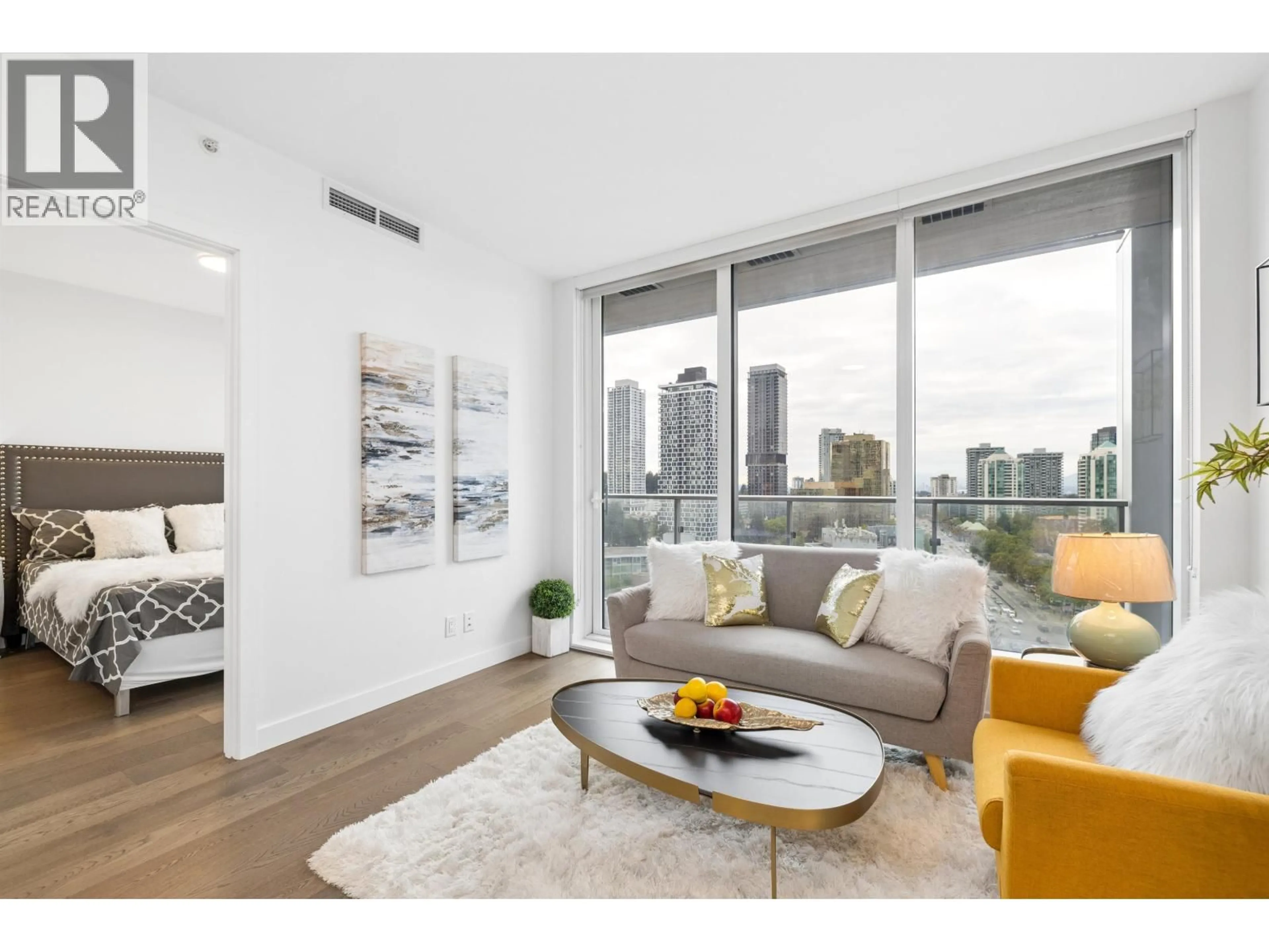 Living room with furniture, unknown for 1206 - 6000 MCKAY AVENUE, Burnaby British Columbia V5H0K2