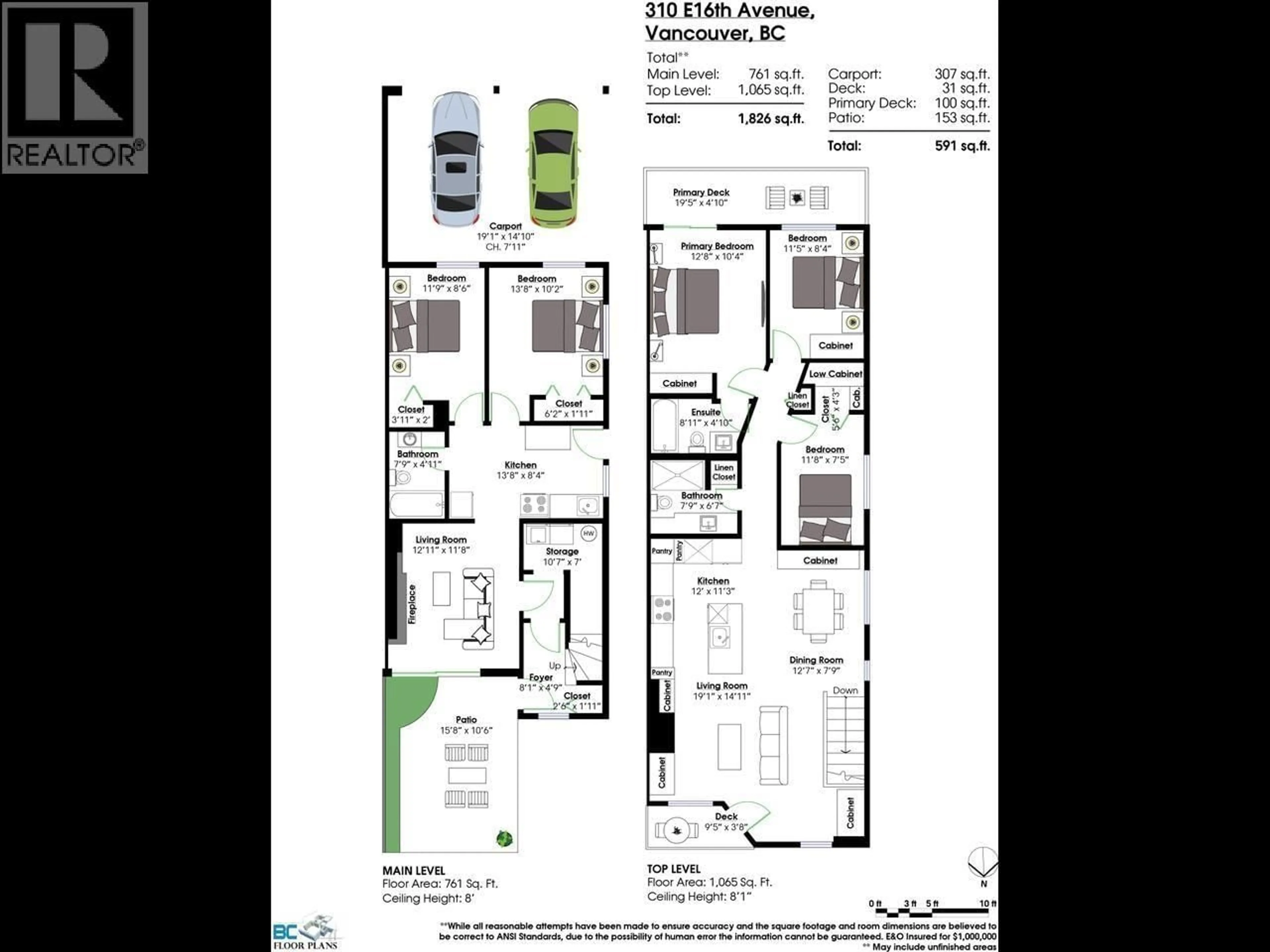 Floor plan for 310 16TH AVENUE, Vancouver British Columbia V5T2T6