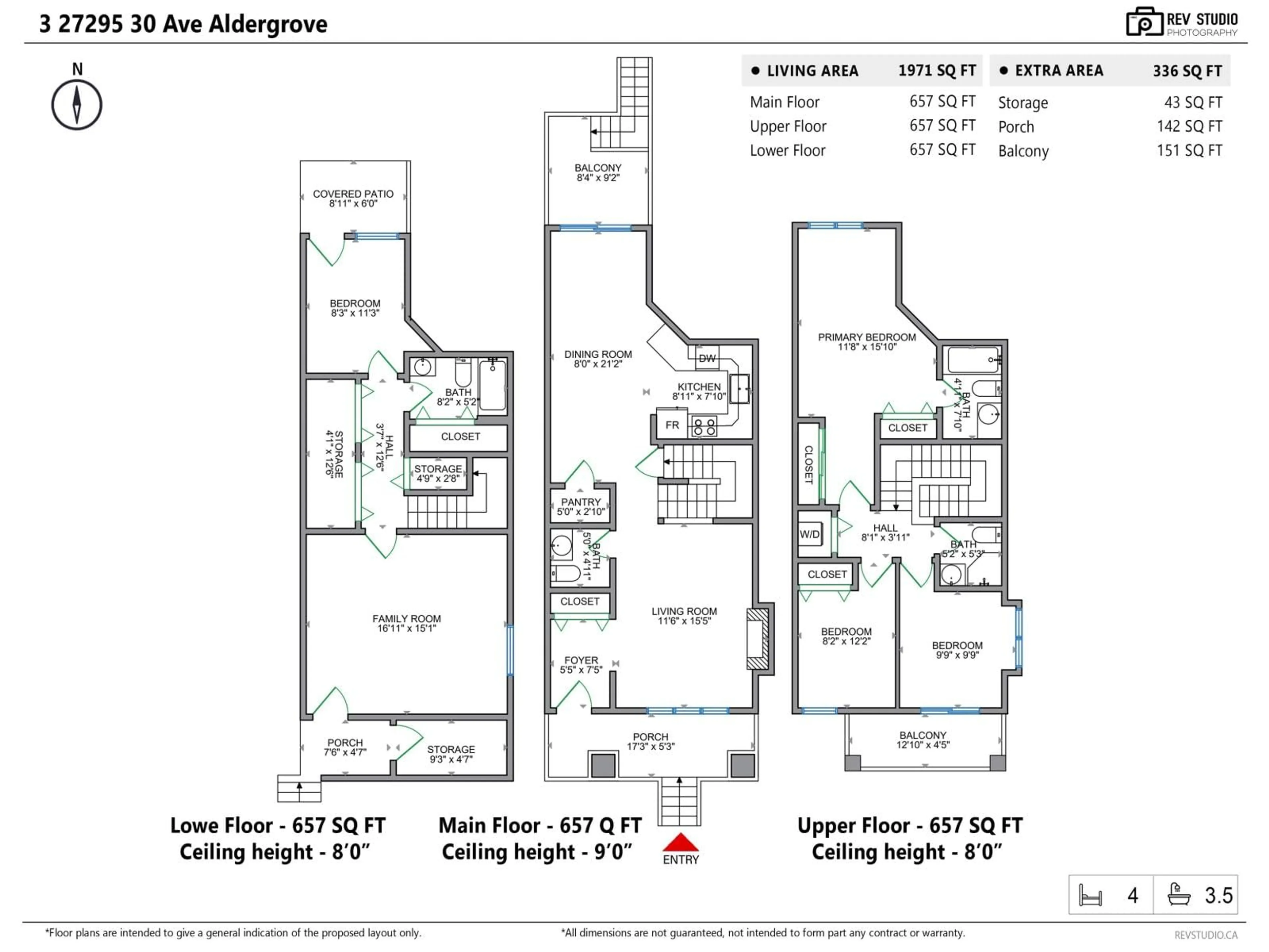 Floor plan for 3 - 27295 30 AVENUE, Langley British Columbia V4W3J6