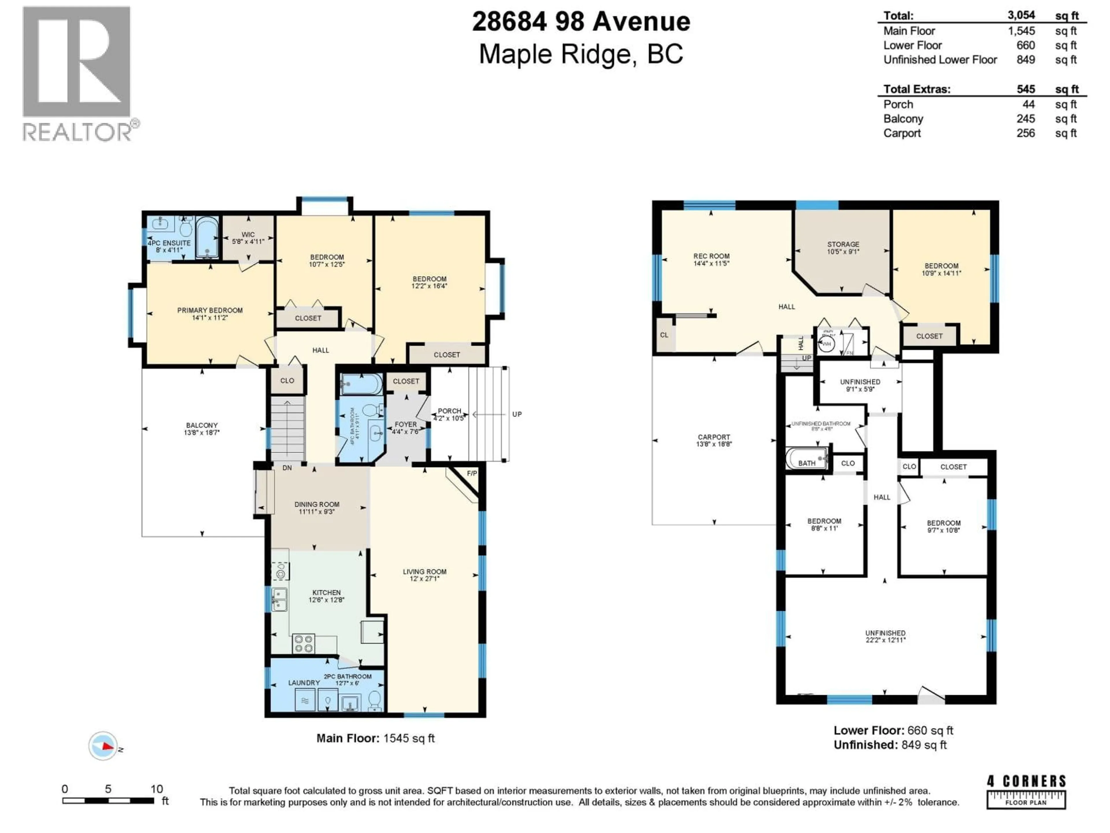 Floor plan for 28684 98 AVENUE, Maple Ridge British Columbia V2W1K9