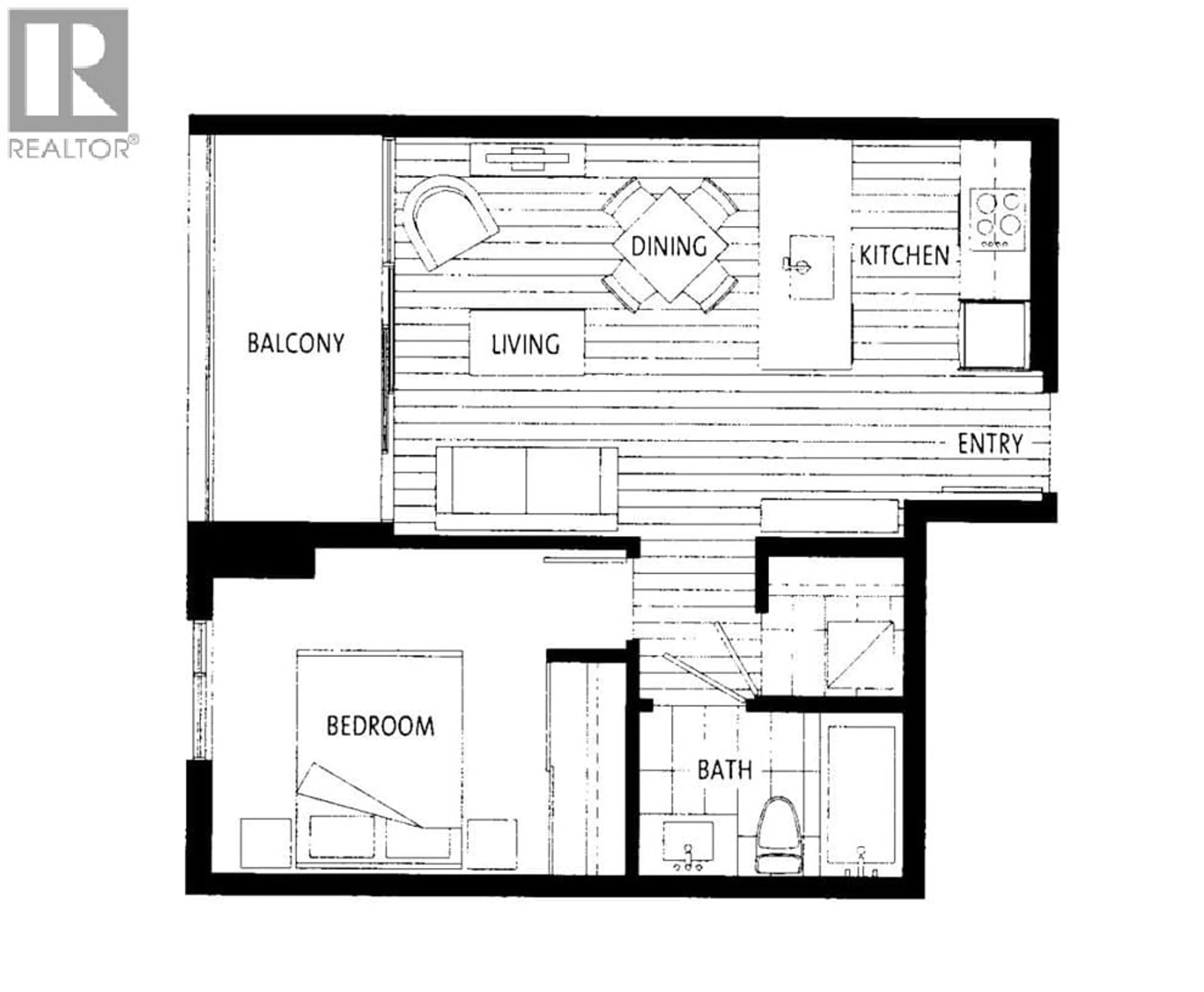 Floor plan for 2905 - 488 MARINE DRIVE, Vancouver British Columbia V5X0C6