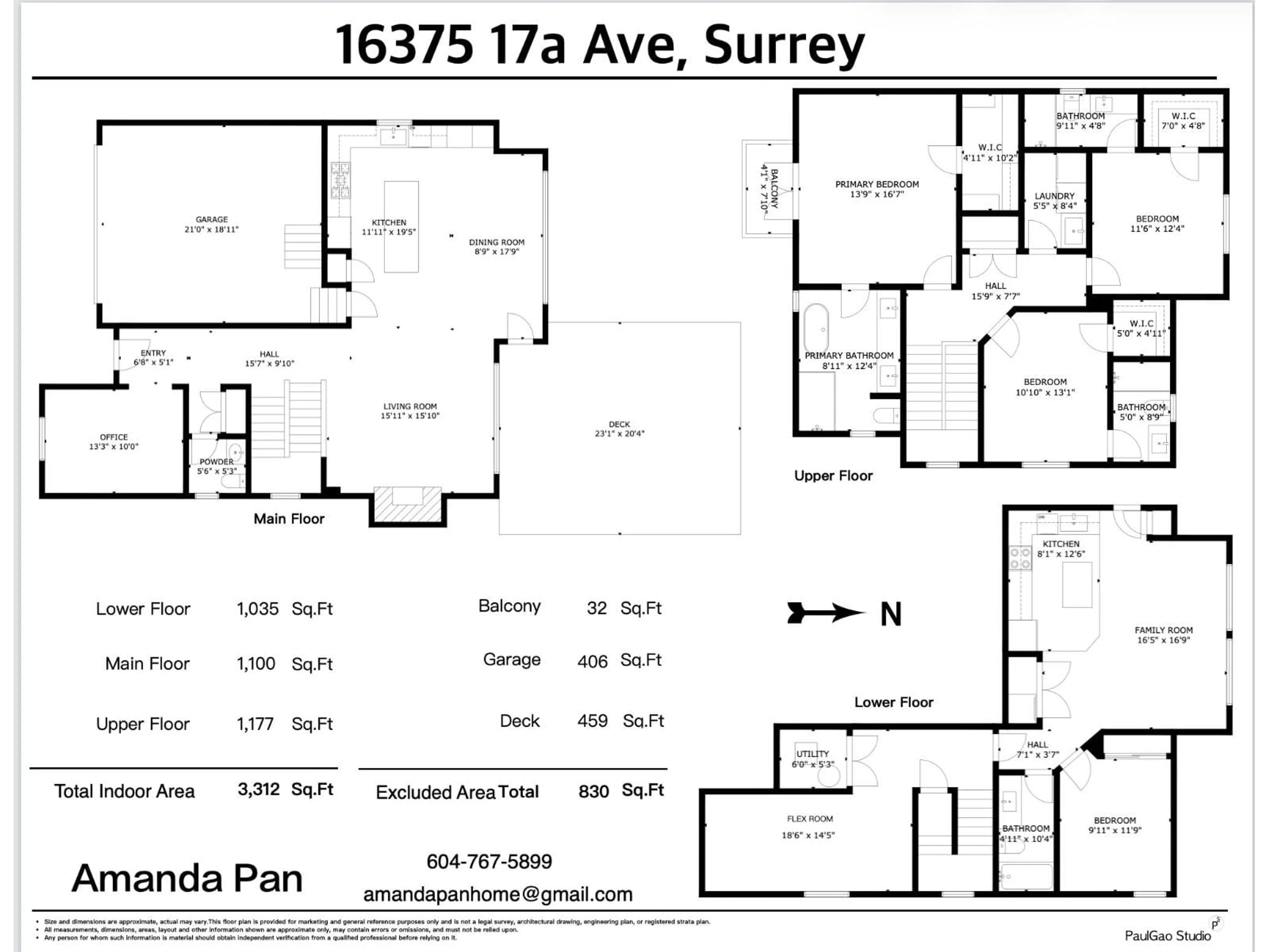 Floor plan for 16735 17A AVENUE, Surrey British Columbia V3Z0T3
