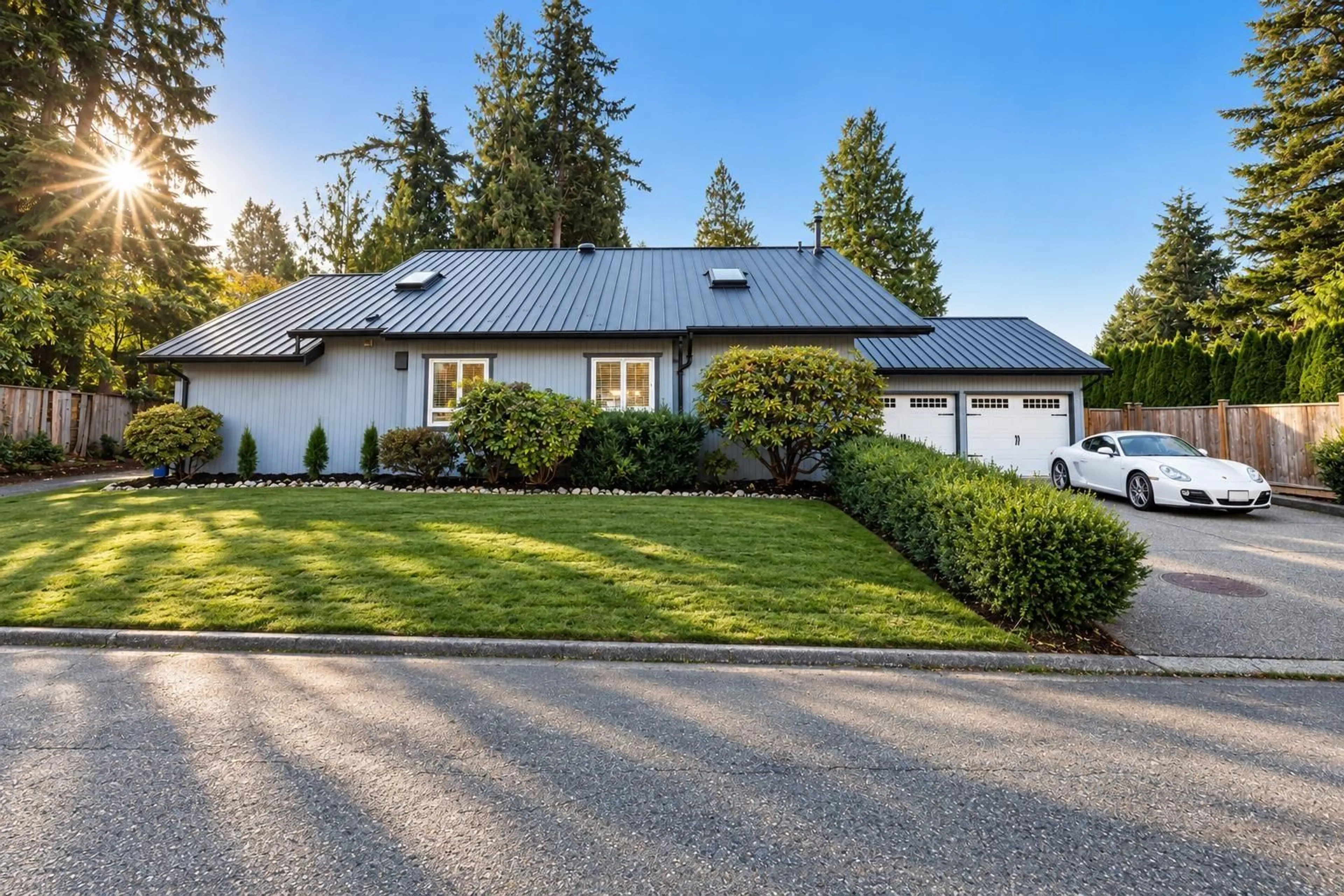 Home with vinyl exterior material, street for 20560 45A AVENUE, Langley British Columbia V3A5W1