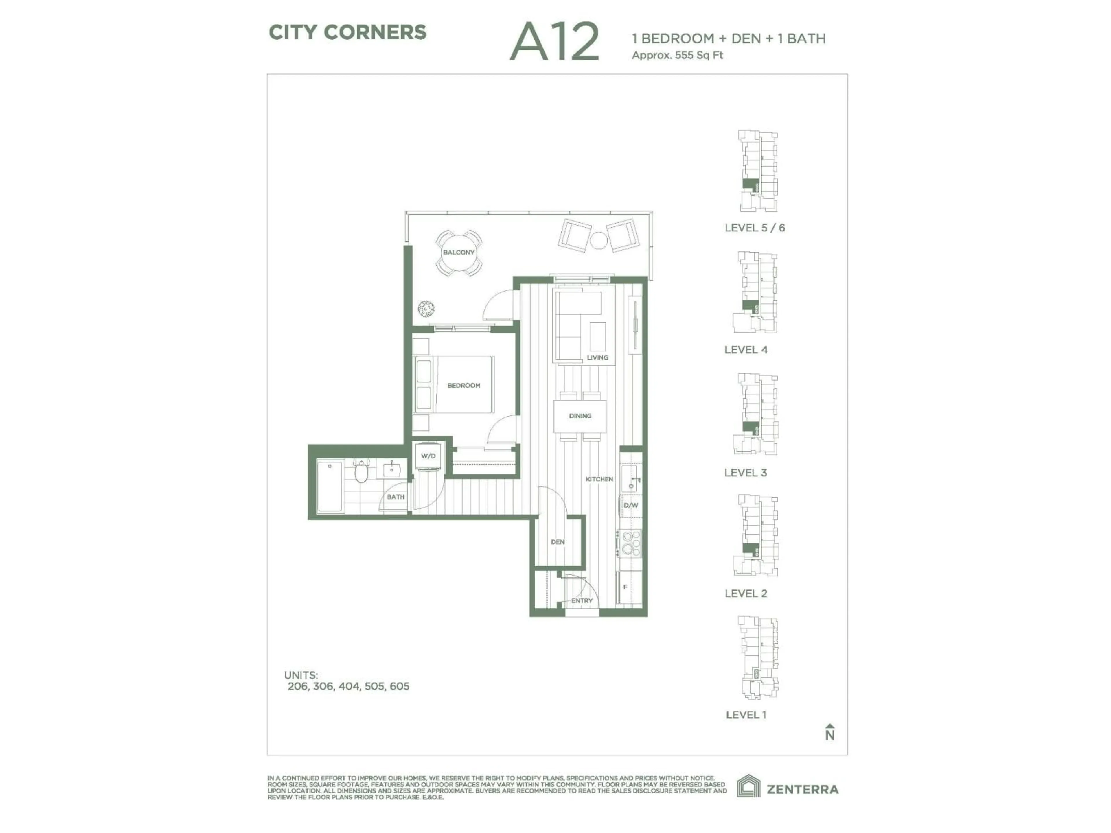 Floor plan for 404 - 10065 133 STREET, Surrey British Columbia V3T3Y6