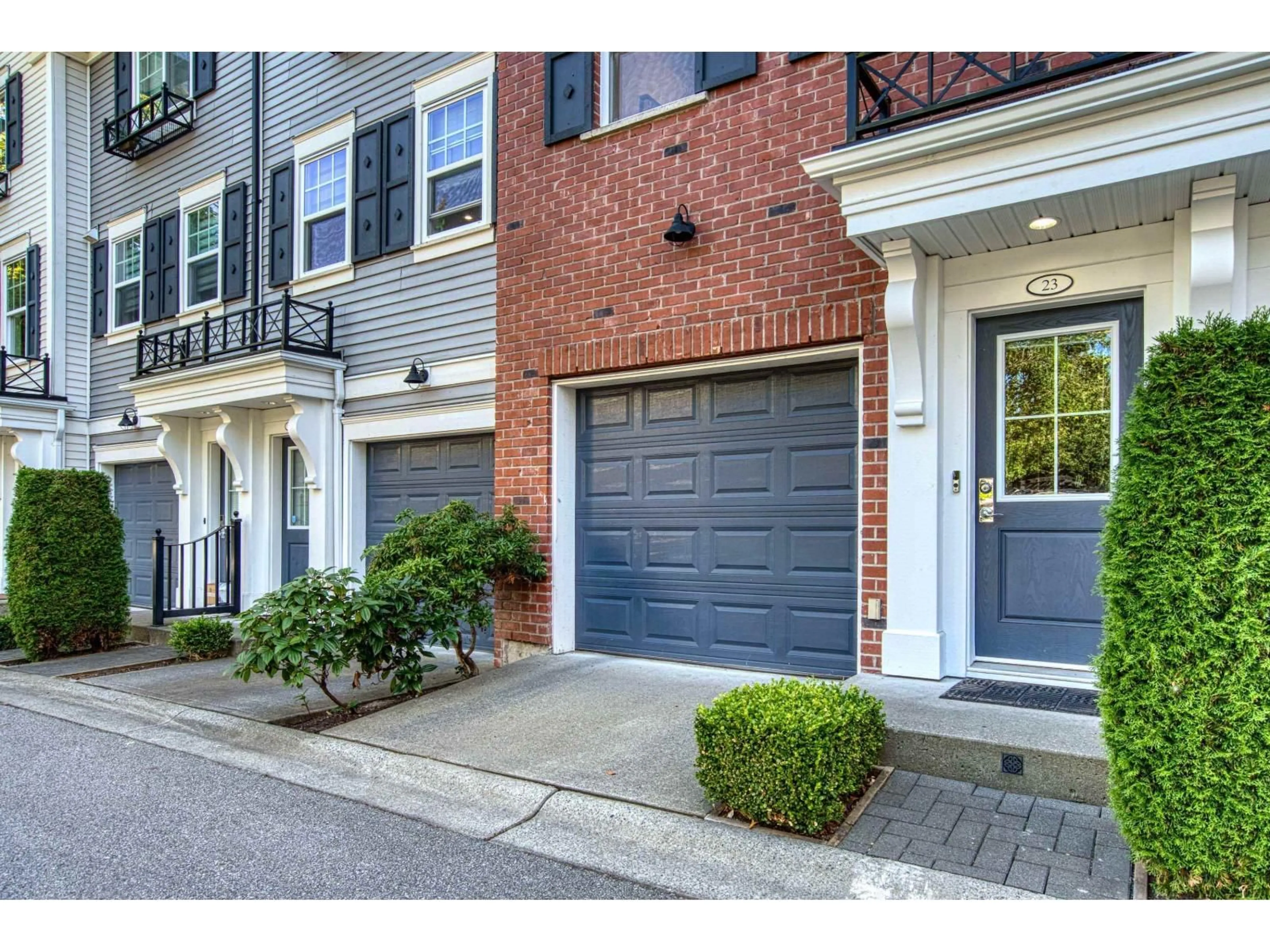Home with brick exterior material, street for 23 - 8767 162 STREET, Surrey British Columbia V4N6K7