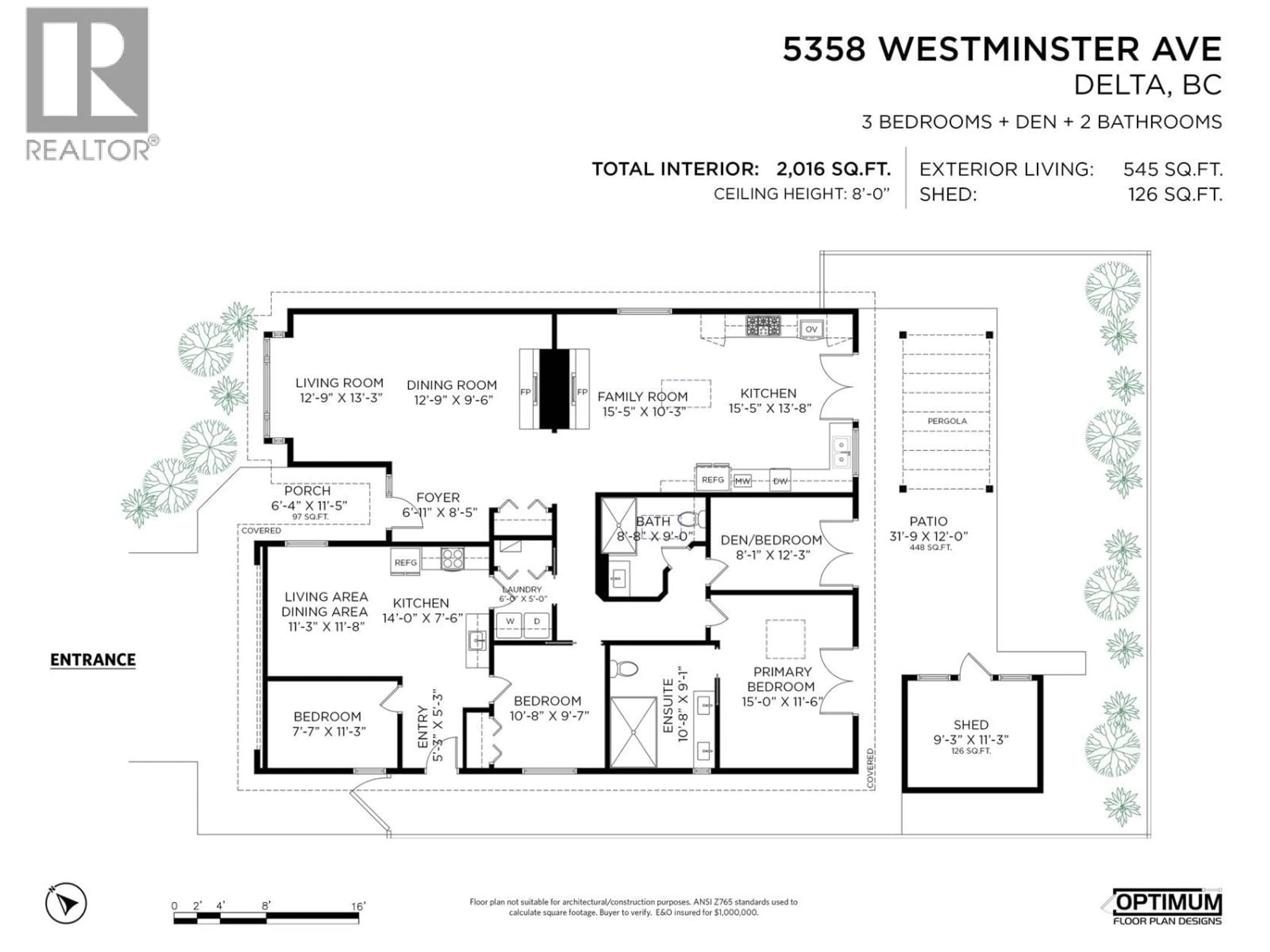 Floor plan for 5358 WESTMINSTER AVENUE, Delta British Columbia V4K2J2