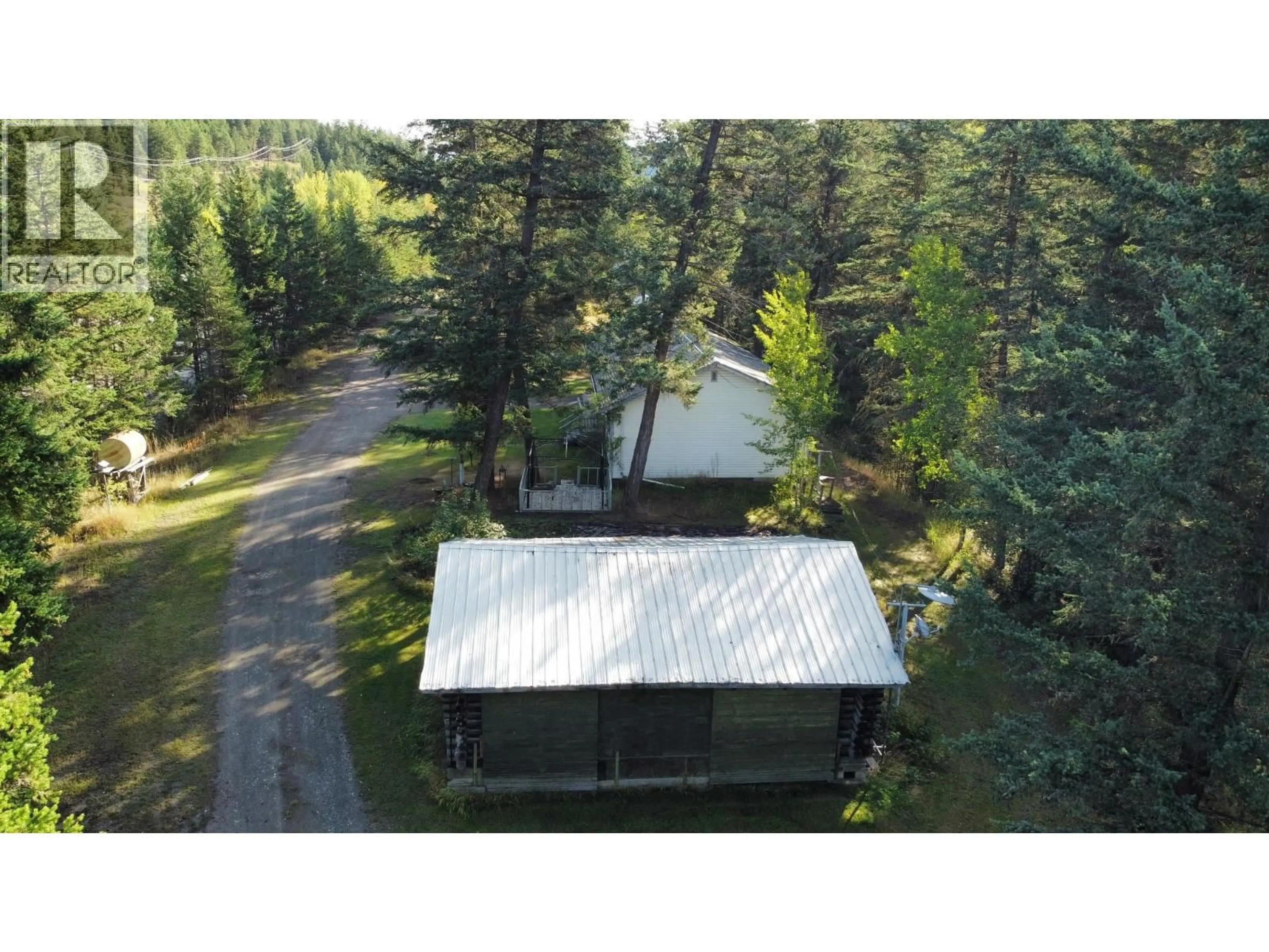 A pic from outside/outdoor area/front of a property/back of a property/a pic from drone, forest/trees view for 2175 ACHER ROAD, Williams Lake British Columbia V2G5B9