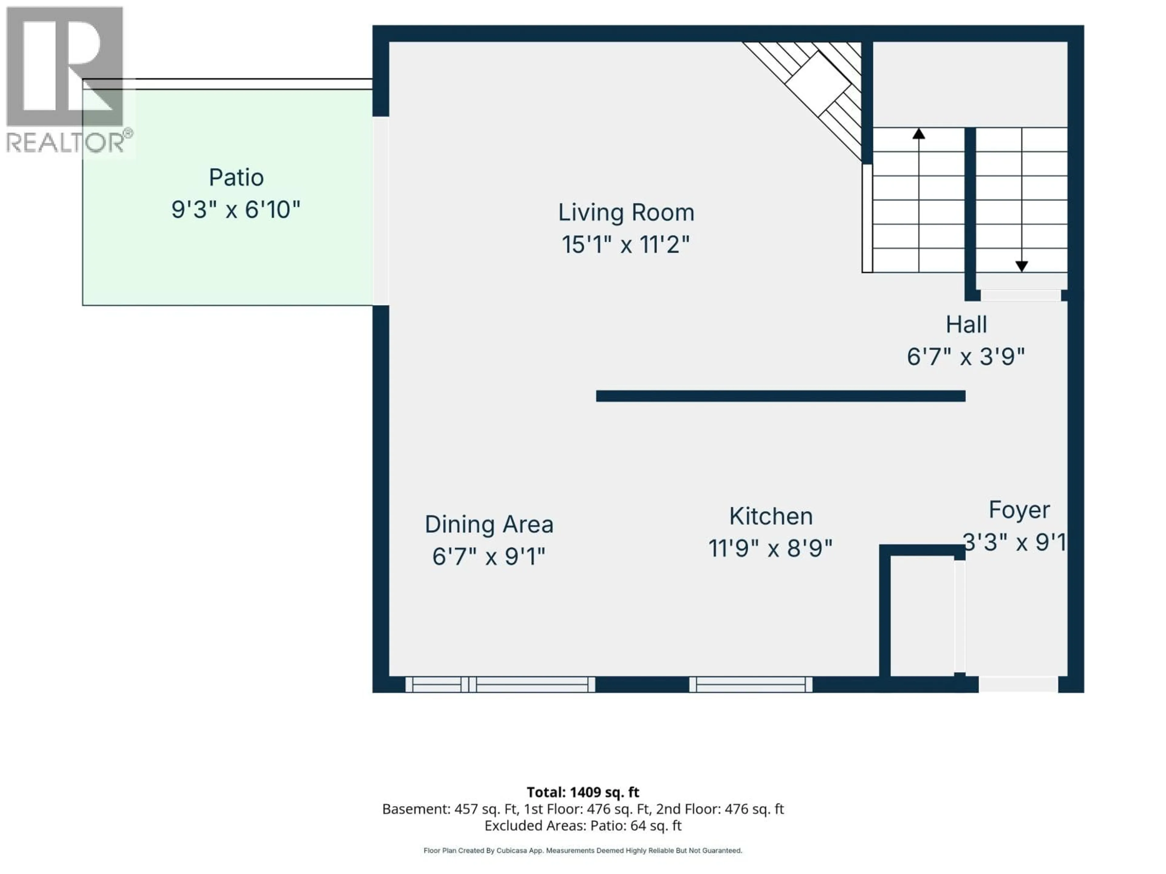 Floor plan for 305 - 2550 OSPIKA BOULEVARD, Prince George British Columbia V2N3T2