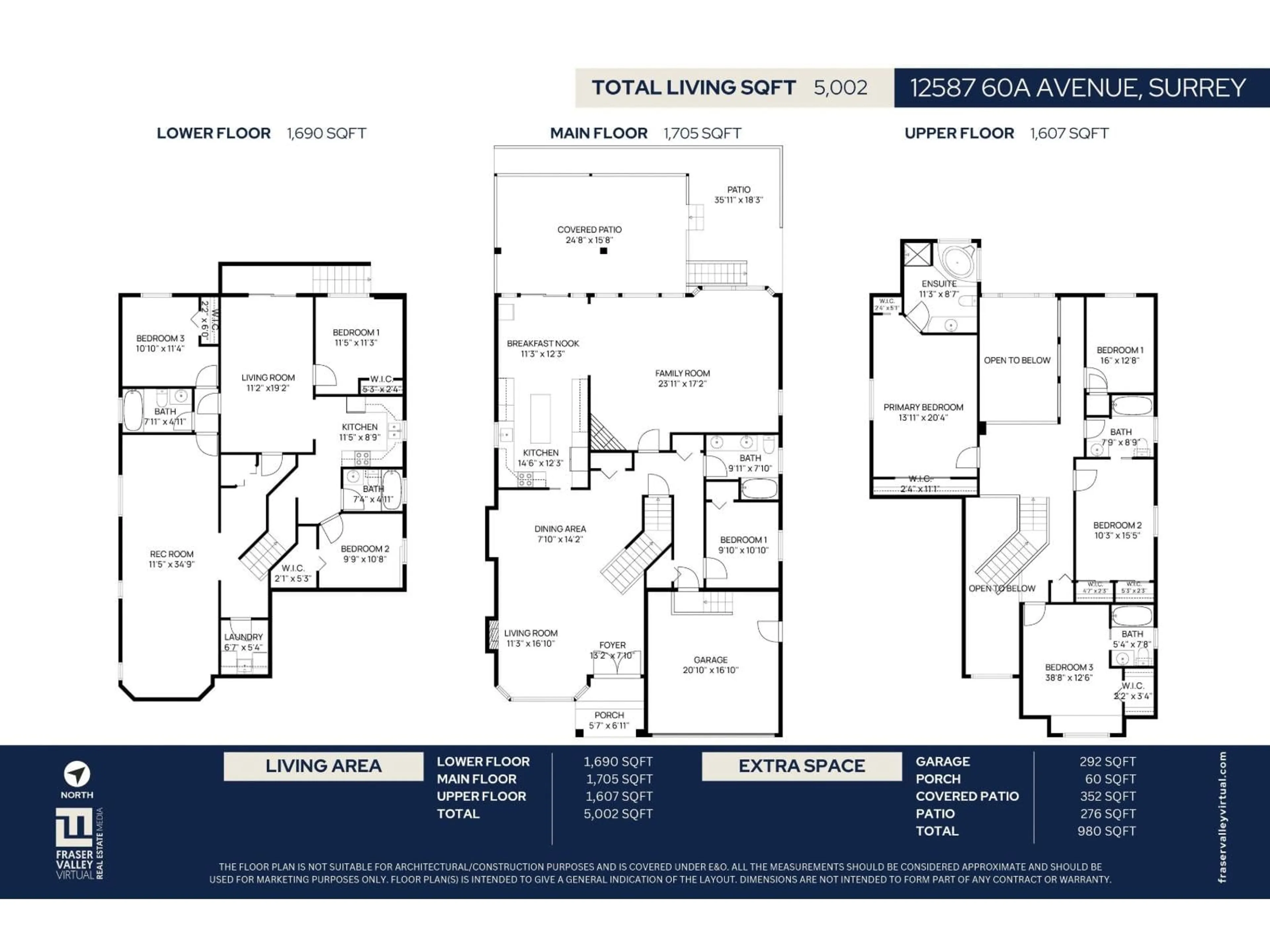 Floor plan for 12587 60A AVENUE, Surrey British Columbia V3X3L7