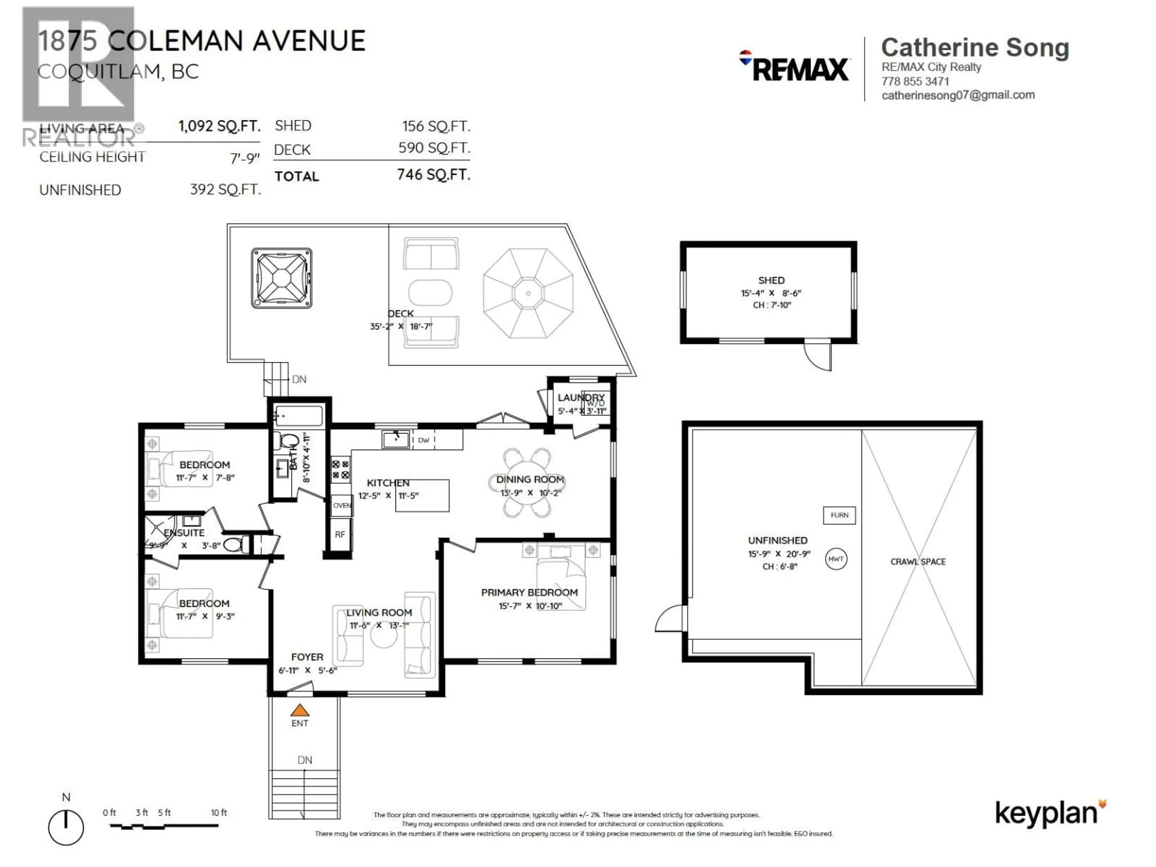 Floor plan for 1875 COLEMAN AVENUE, Coquitlam British Columbia V3K1B5