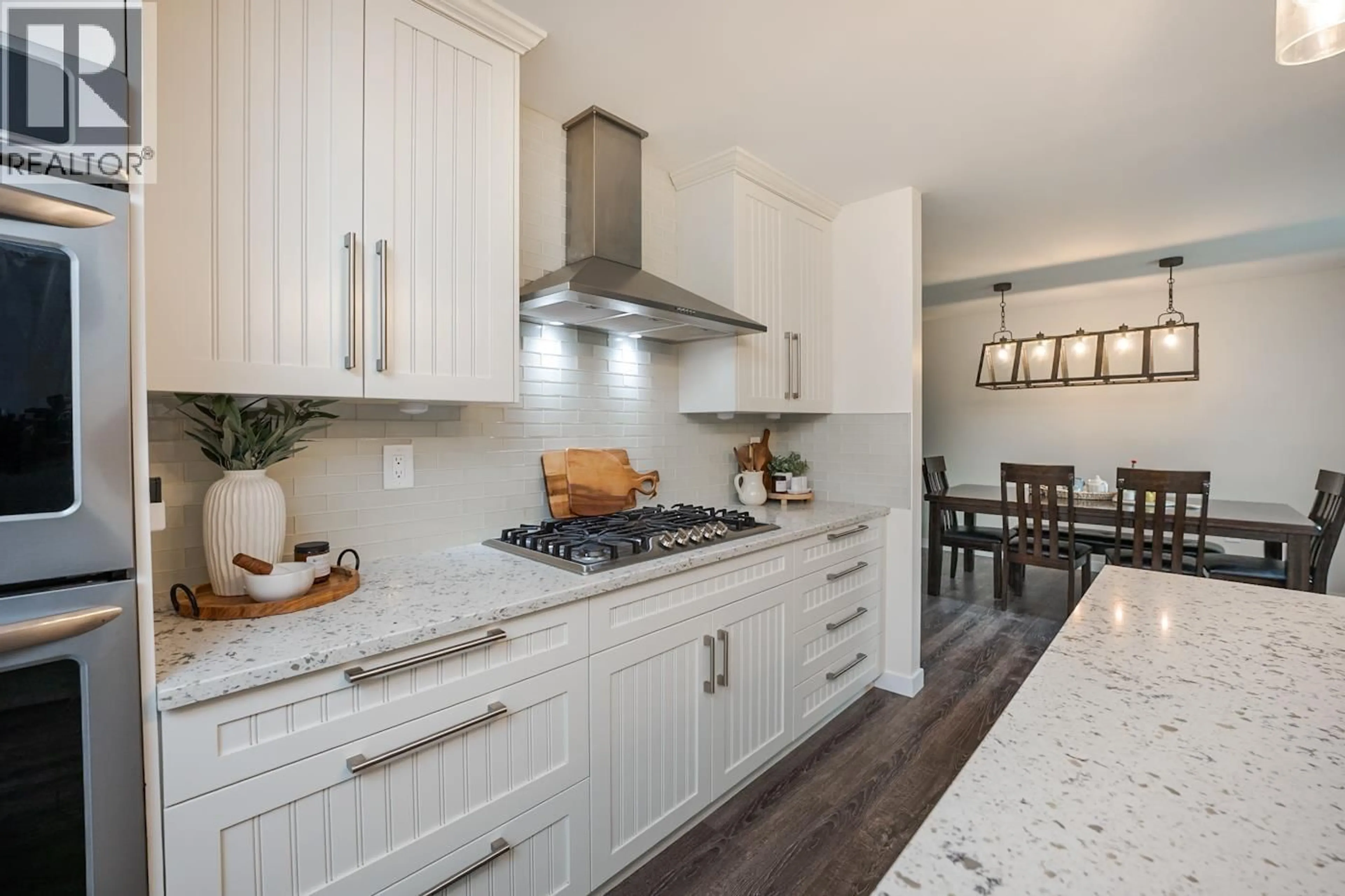 Open concept kitchen, ceramic/tile floor for 7615 INGA ROAD, Prince George British Columbia V2N5W4