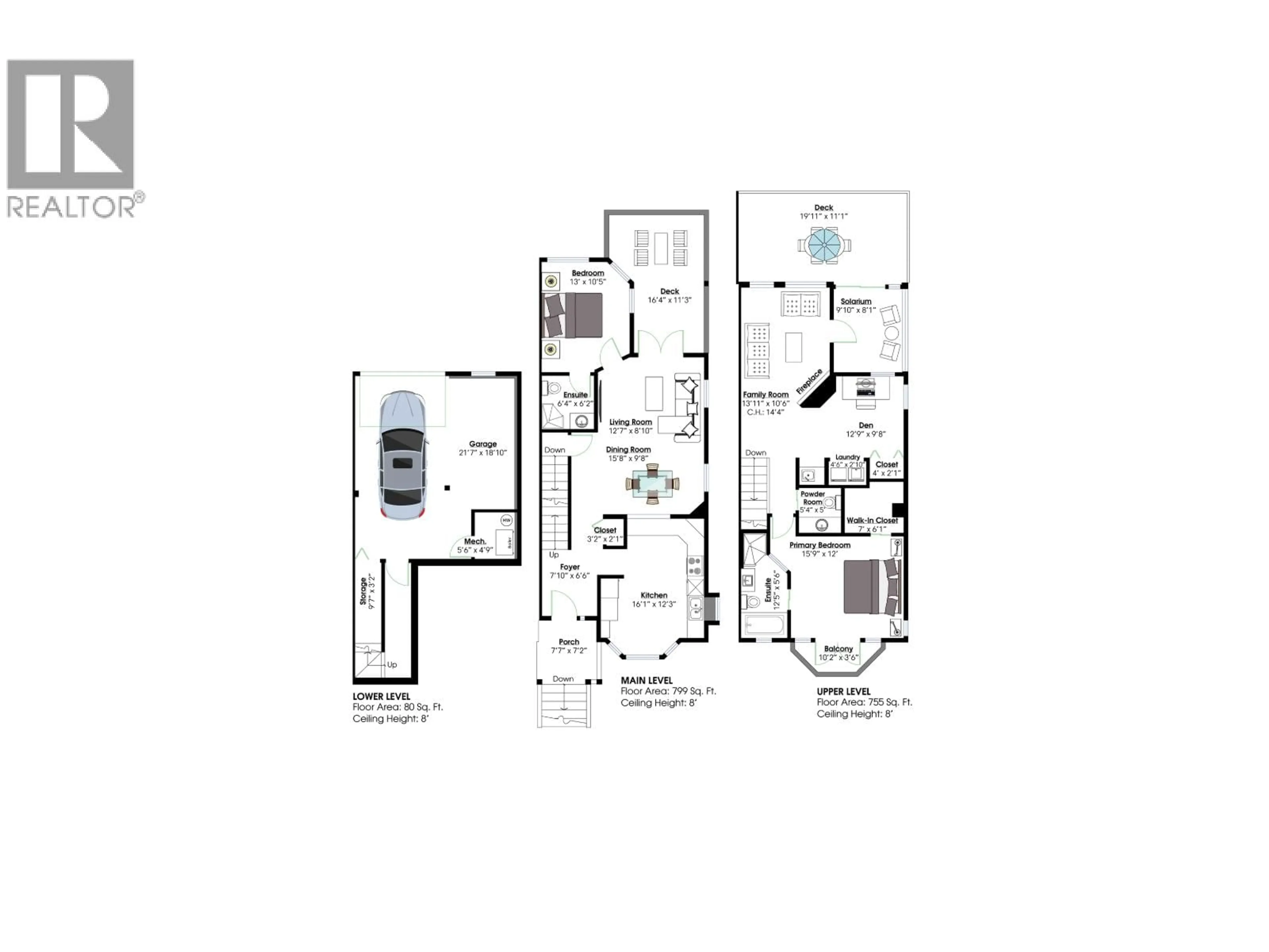 Floor plan for 2 - 221 6TH STREET, North Vancouver British Columbia V7M1K7