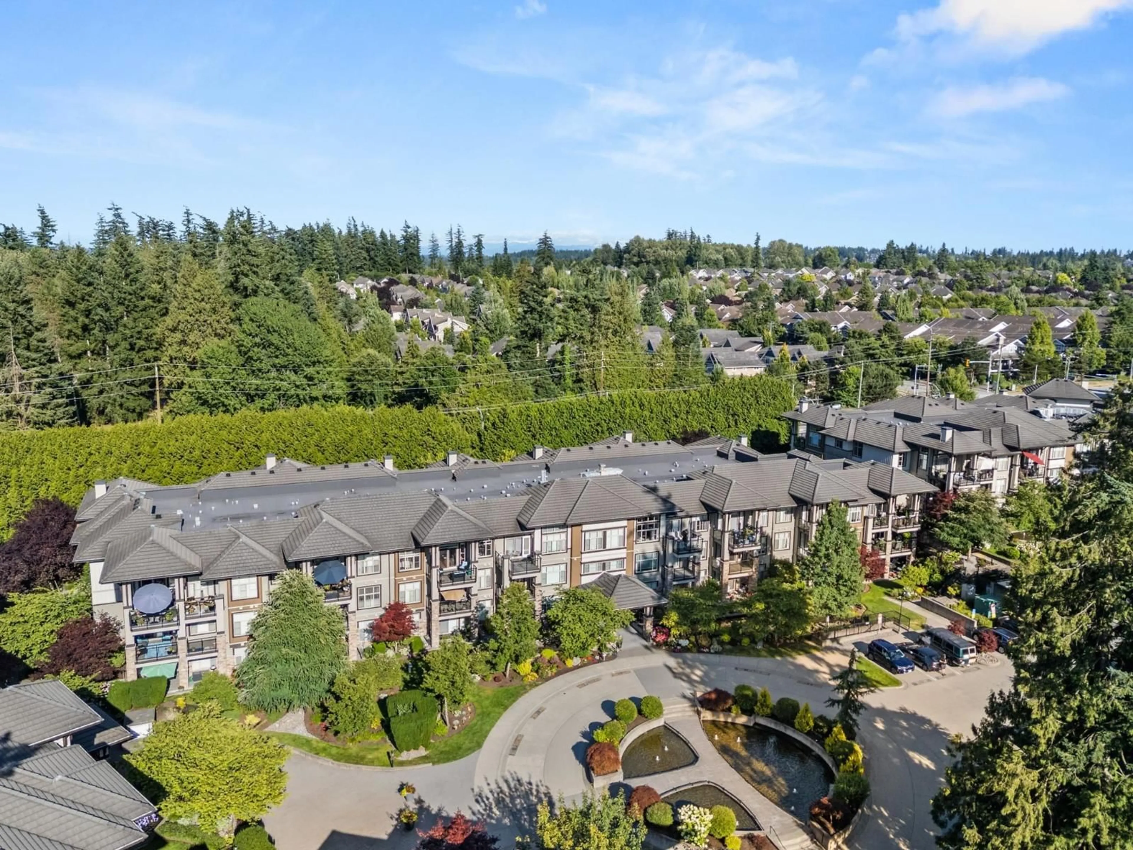A pic from outside/outdoor area/front of a property/back of a property/a pic from drone, mountain view for 117 - 15185 36 AVENUE, Surrey British Columbia V3Z4R3