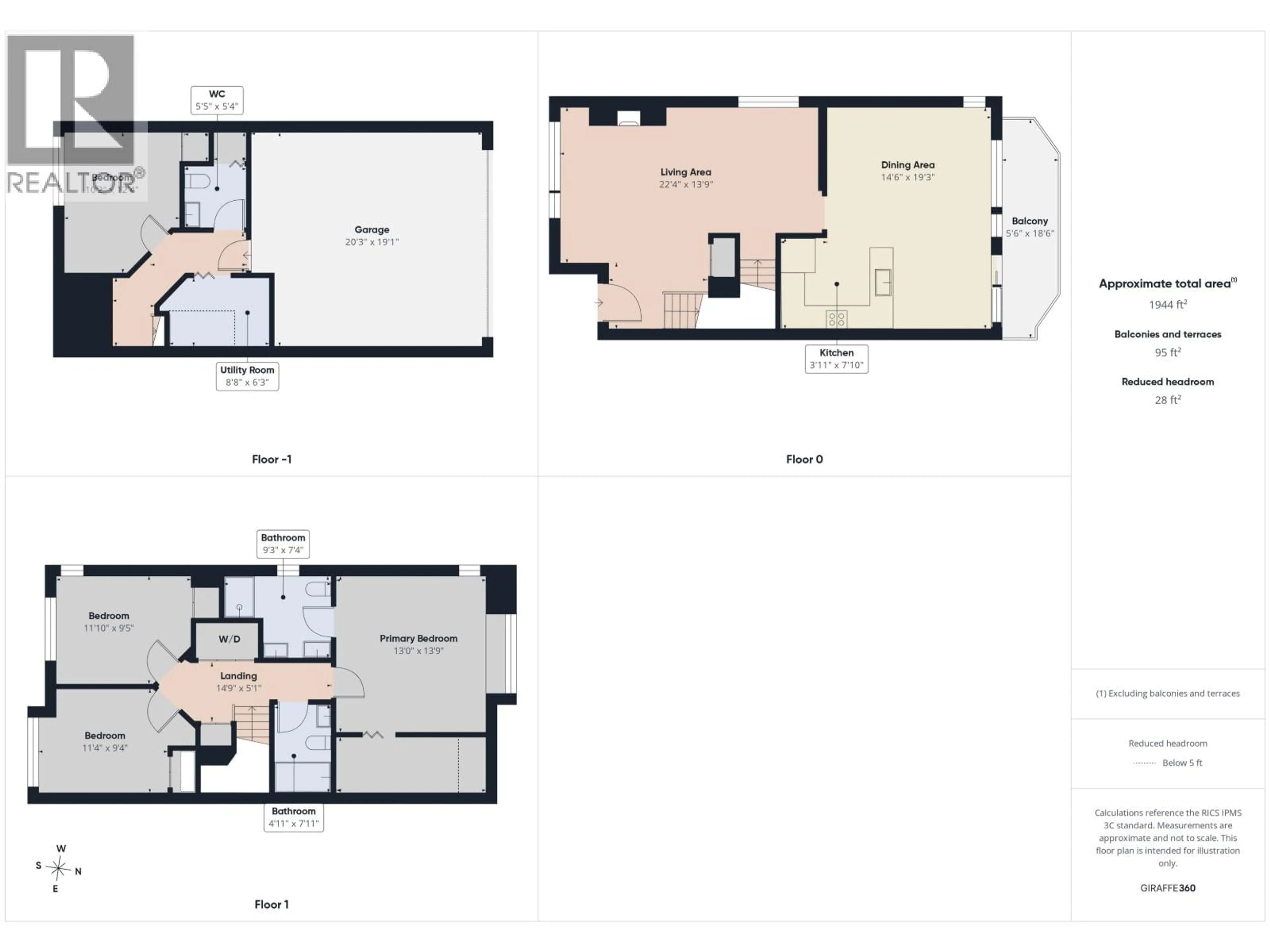 Floor plan for 48 - 5298 OAKMOUNT CRESCENT, Burnaby British Columbia V5H4S2