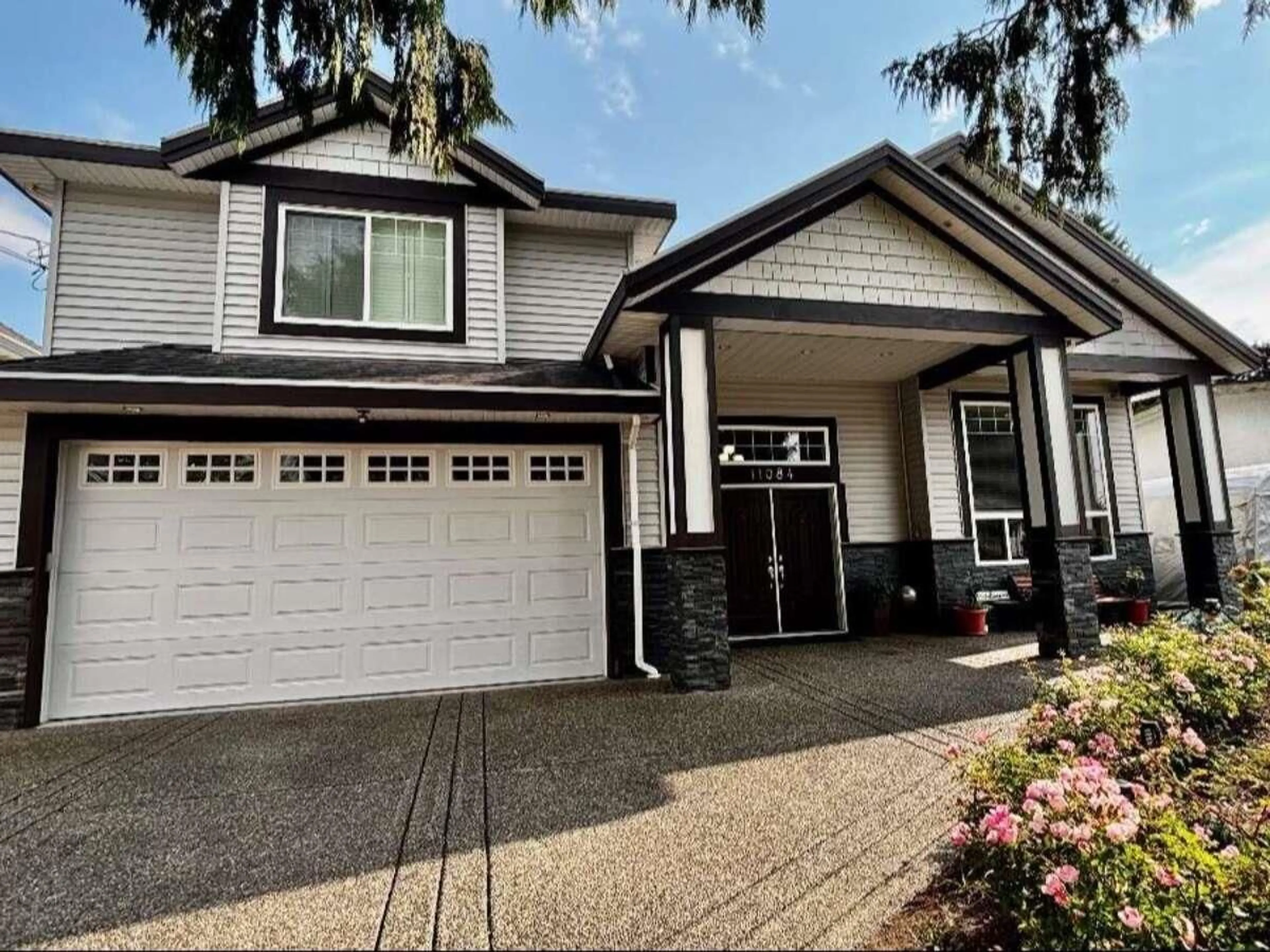 Home with vinyl exterior material, street for 11084 FULLER CRESCENT NORTH, Delta British Columbia V4C2E1