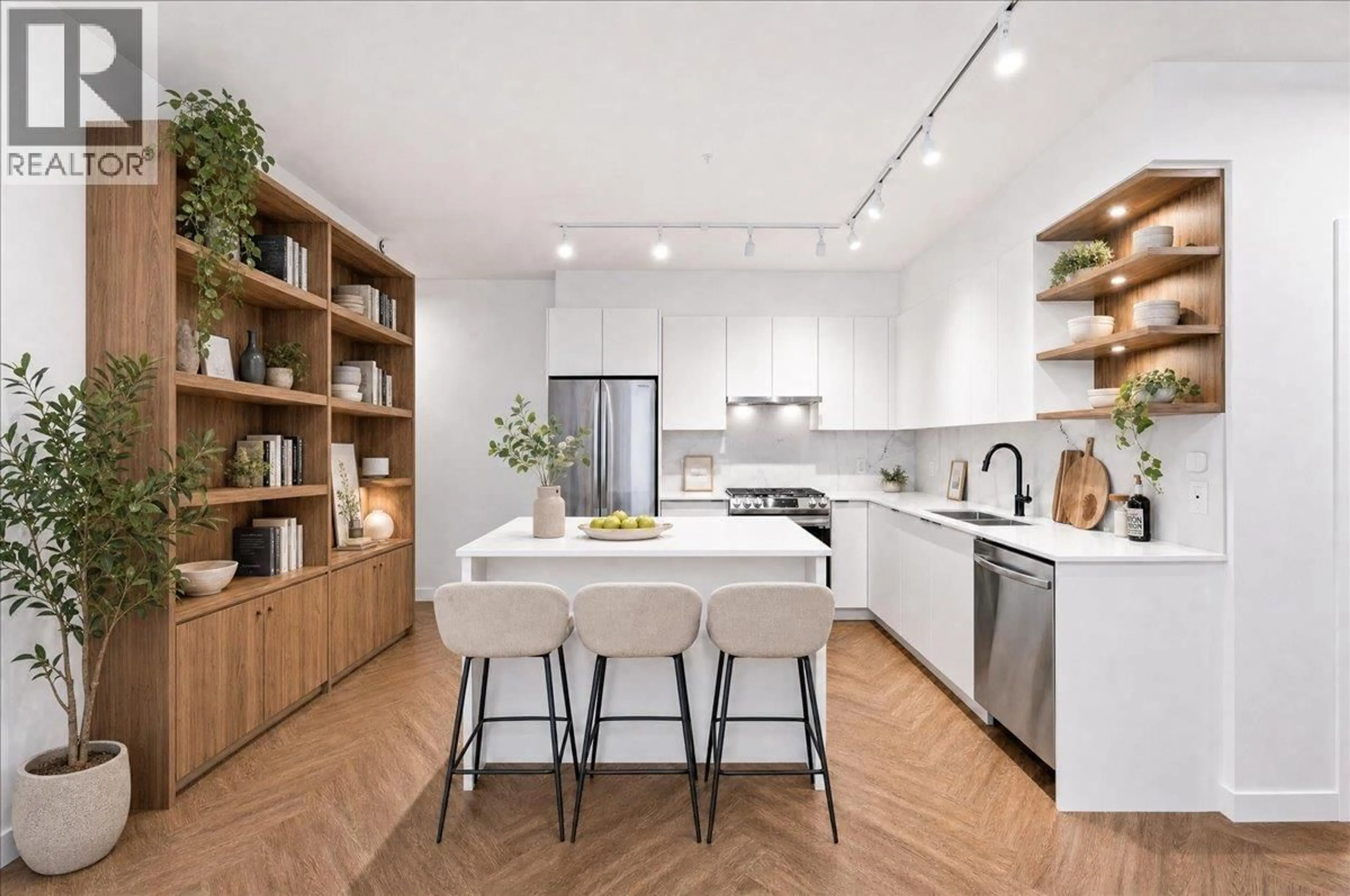 Contemporary kitchen, unknown for 320 - 3229 ST JOHNS STREET, Port Moody British Columbia V3H0M4