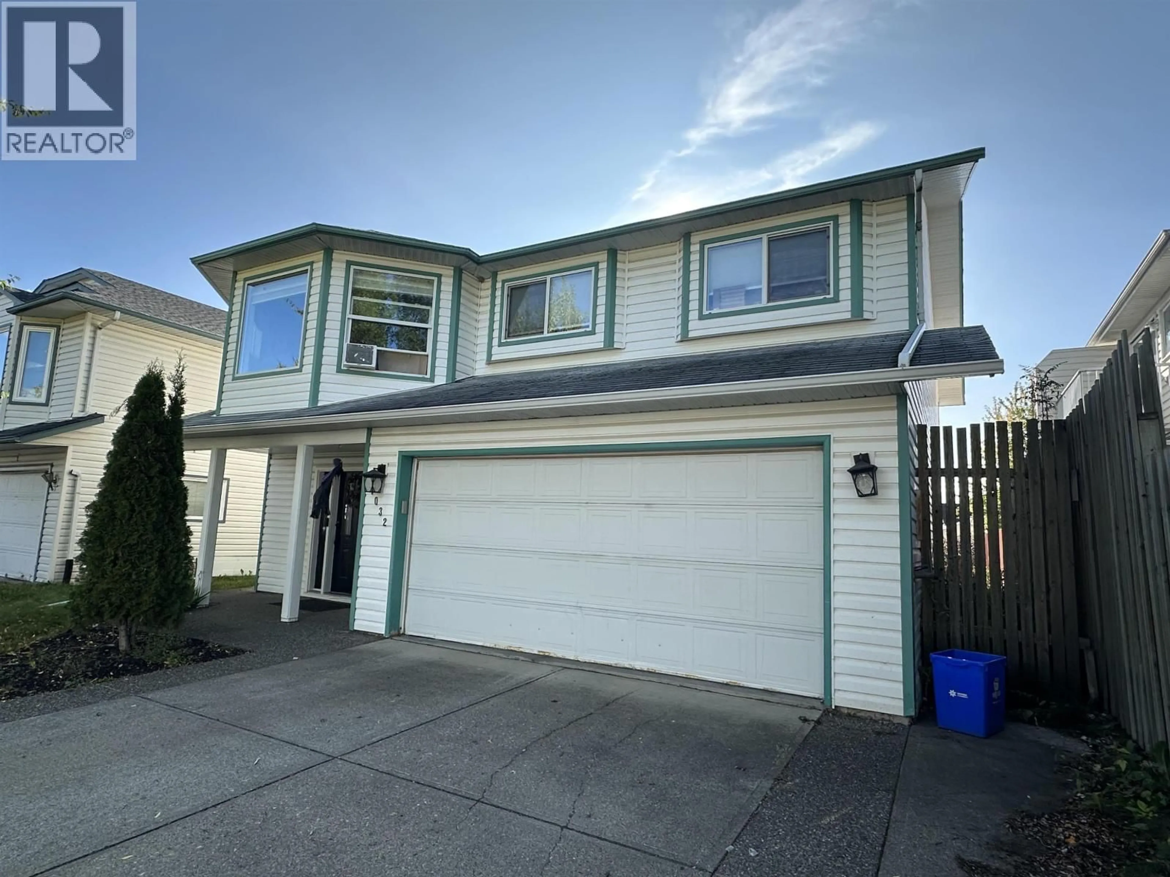 Home with vinyl exterior material, street for 7032 DAKALH TI ROAD, Prince George British Columbia V2N4Y8