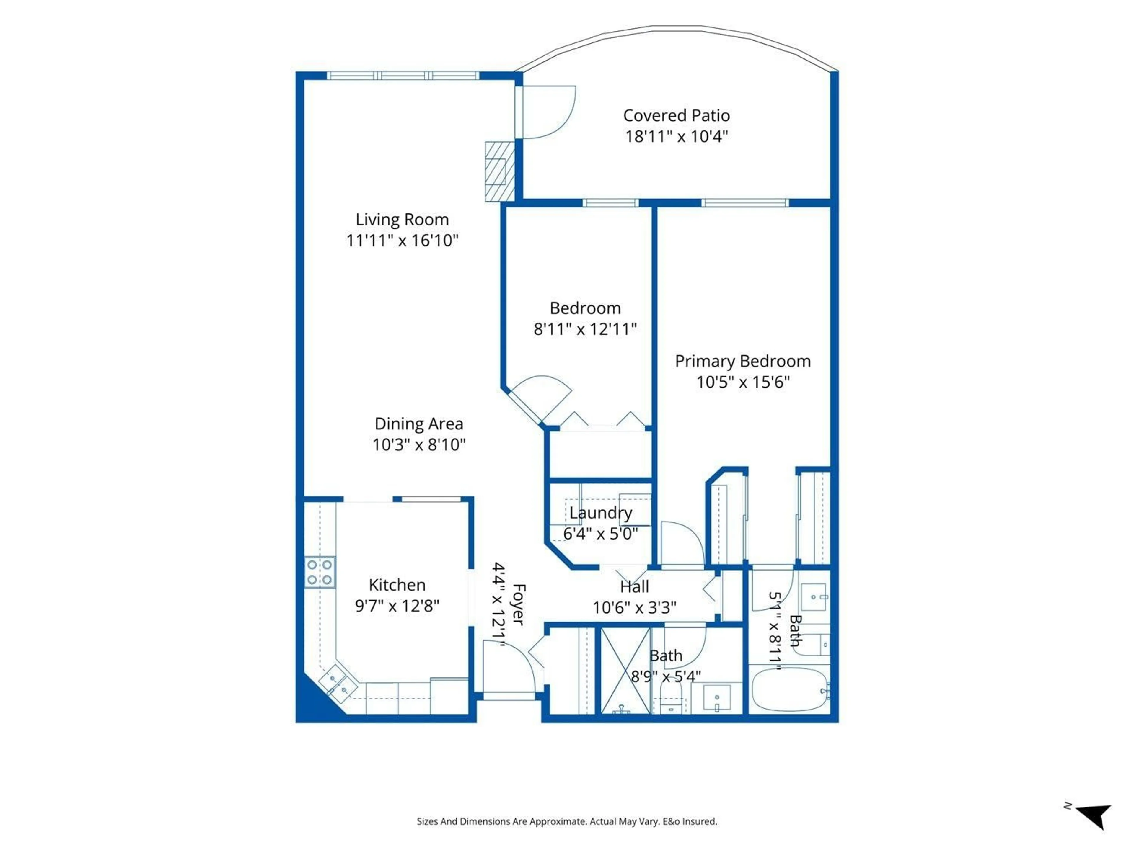 Floor plan for 102 - 33280 BOURQUIN CRESCENT EAST, Abbotsford British Columbia V2S7K2