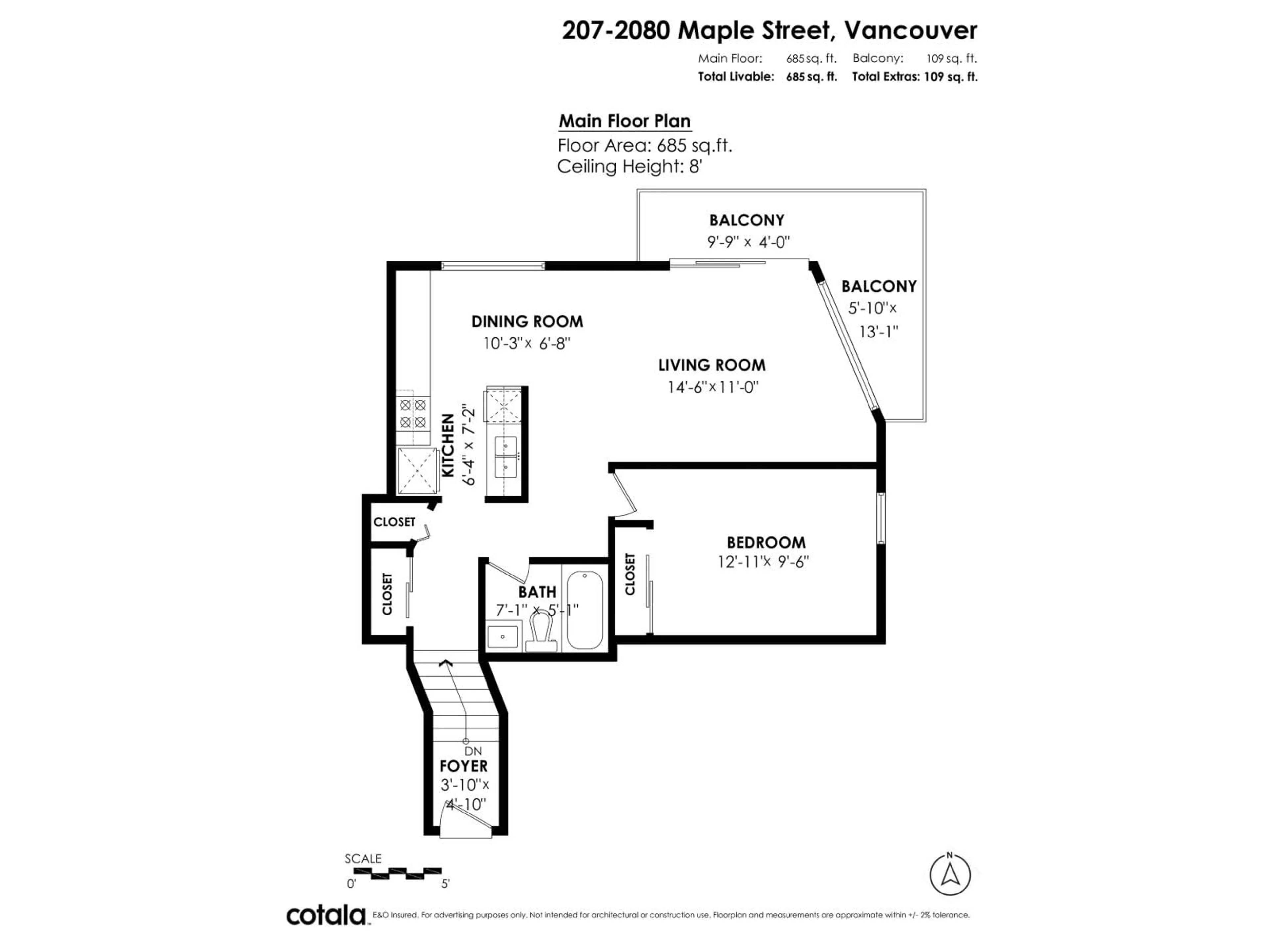 Floor plan for 10264 MAIN STREET, Delta British Columbia V4C7H3