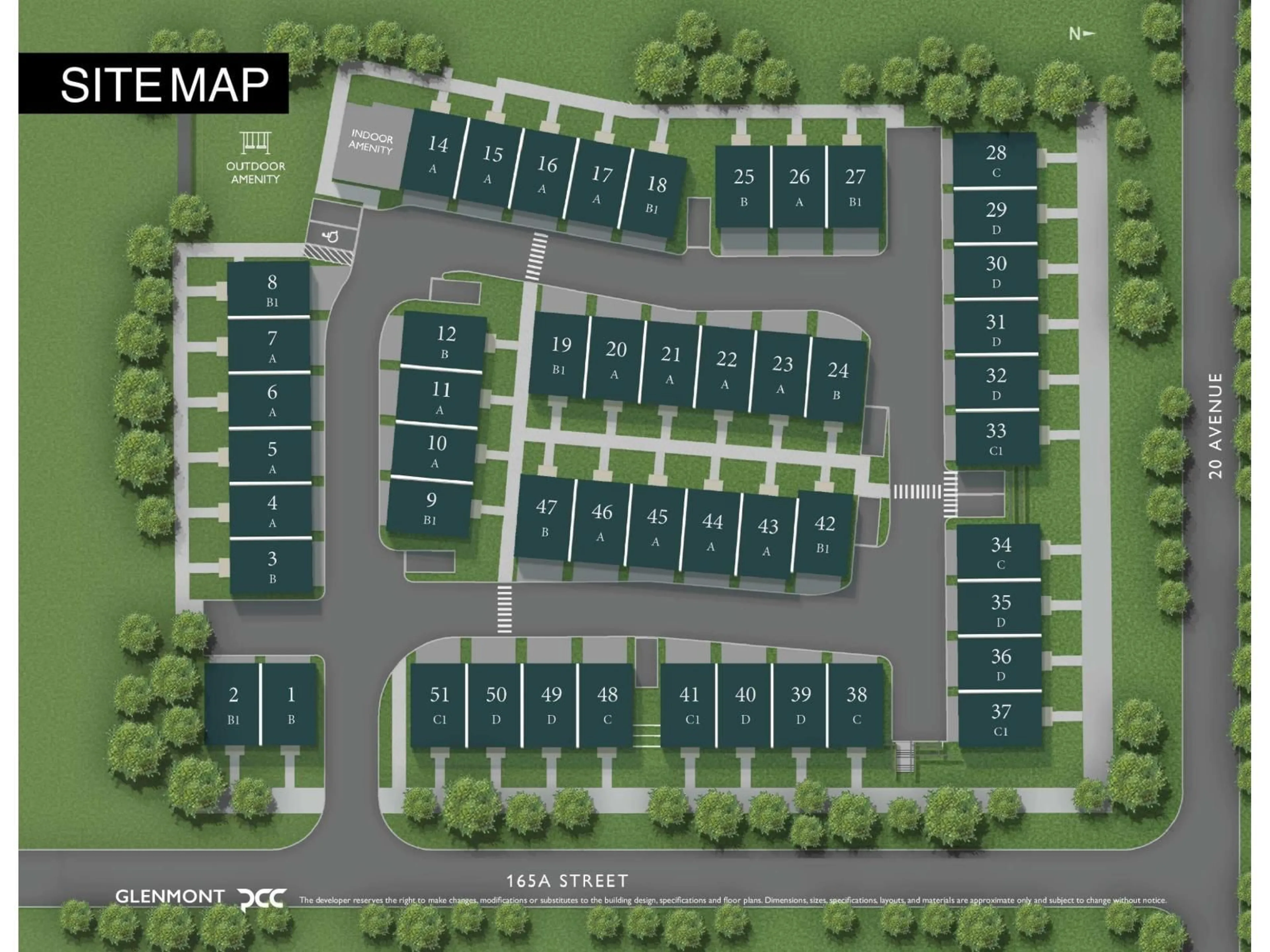 Floor plan for 18 - 1959 165A STREET, Surrey British Columbia V3Z1K3