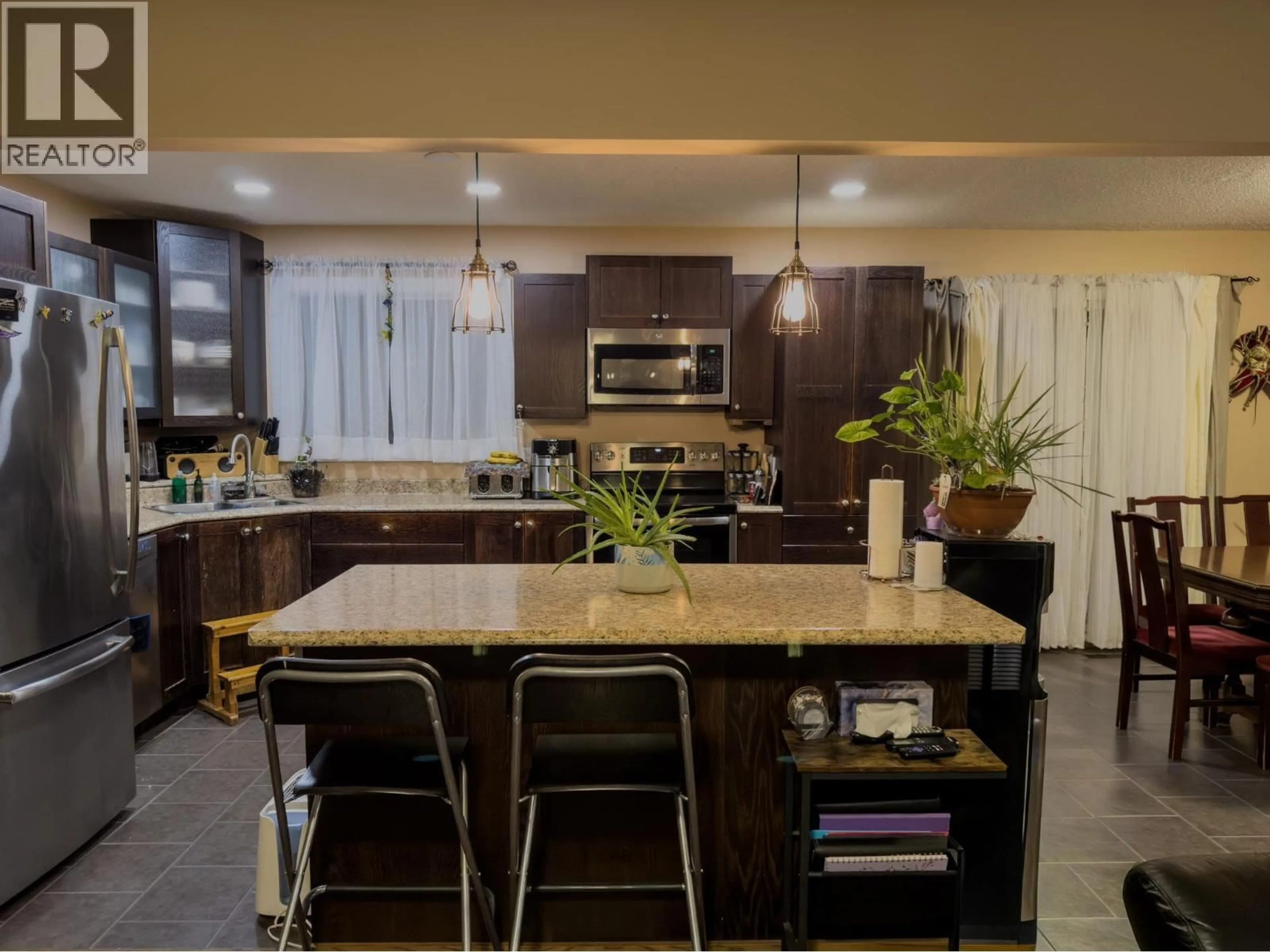 Open concept kitchen, ceramic/tile floor for 125 LINDSAY STREET, Quesnel British Columbia V2J3E4