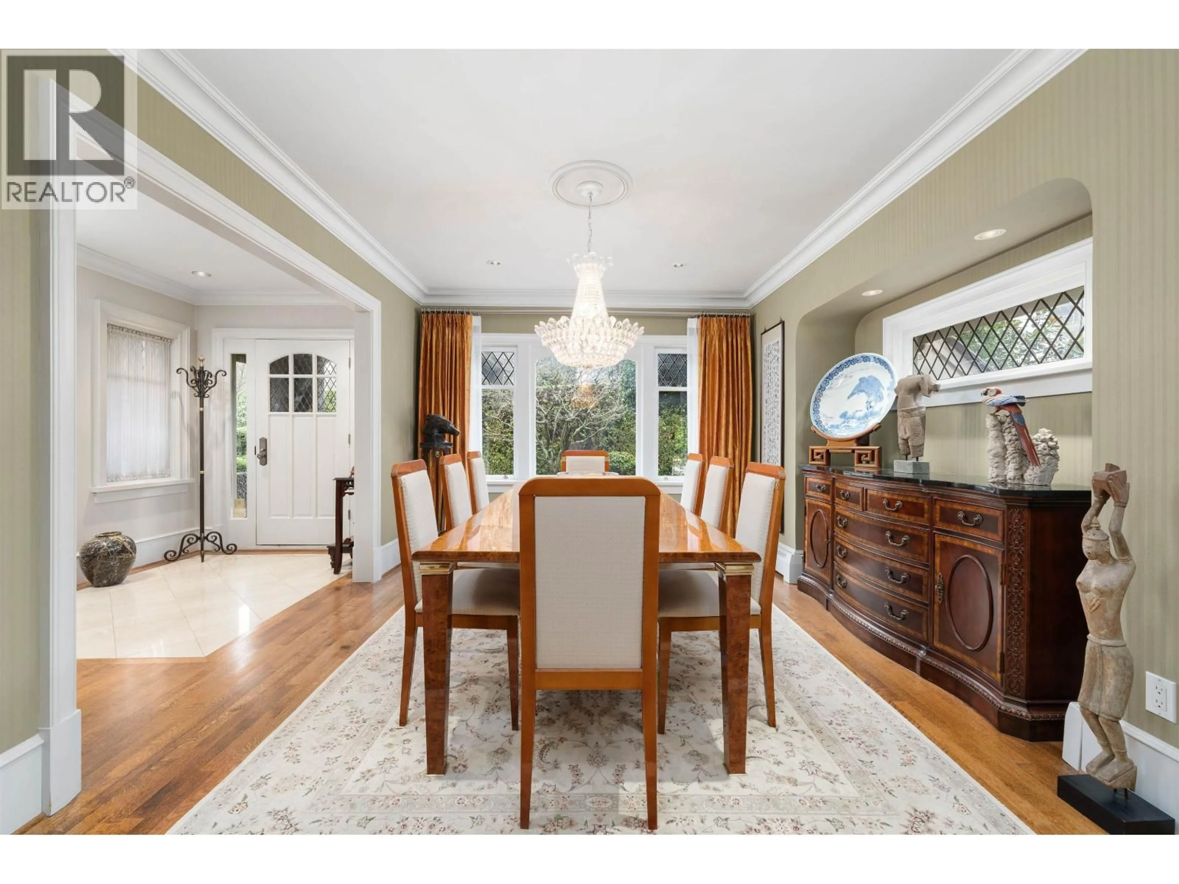 Dining room, wood/laminate floor for 1957 ASPEN AVENUE, Vancouver British Columbia V6M1E5