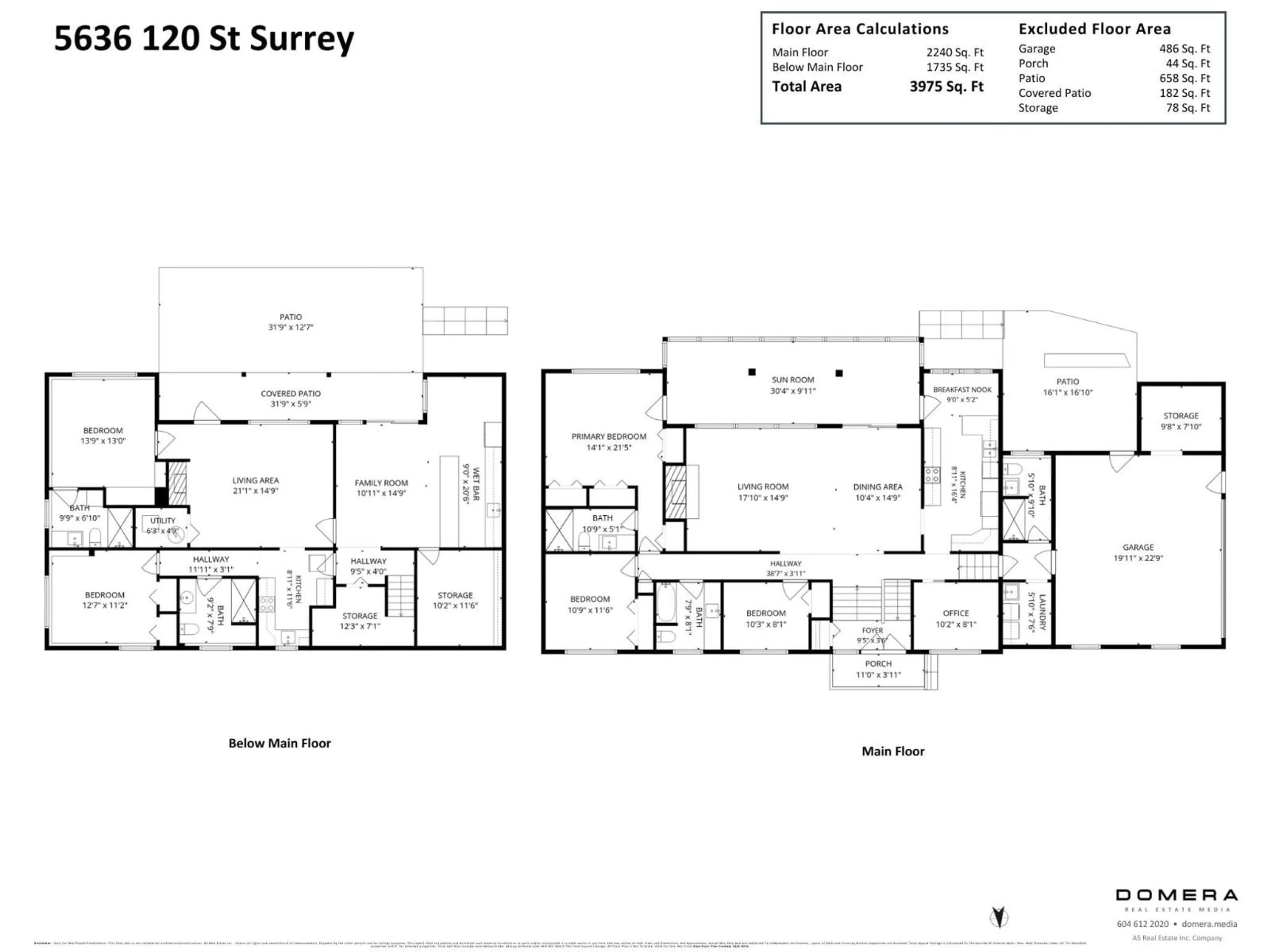 Floor plan for 5636 120 STREET, Surrey British Columbia V3X1Z2
