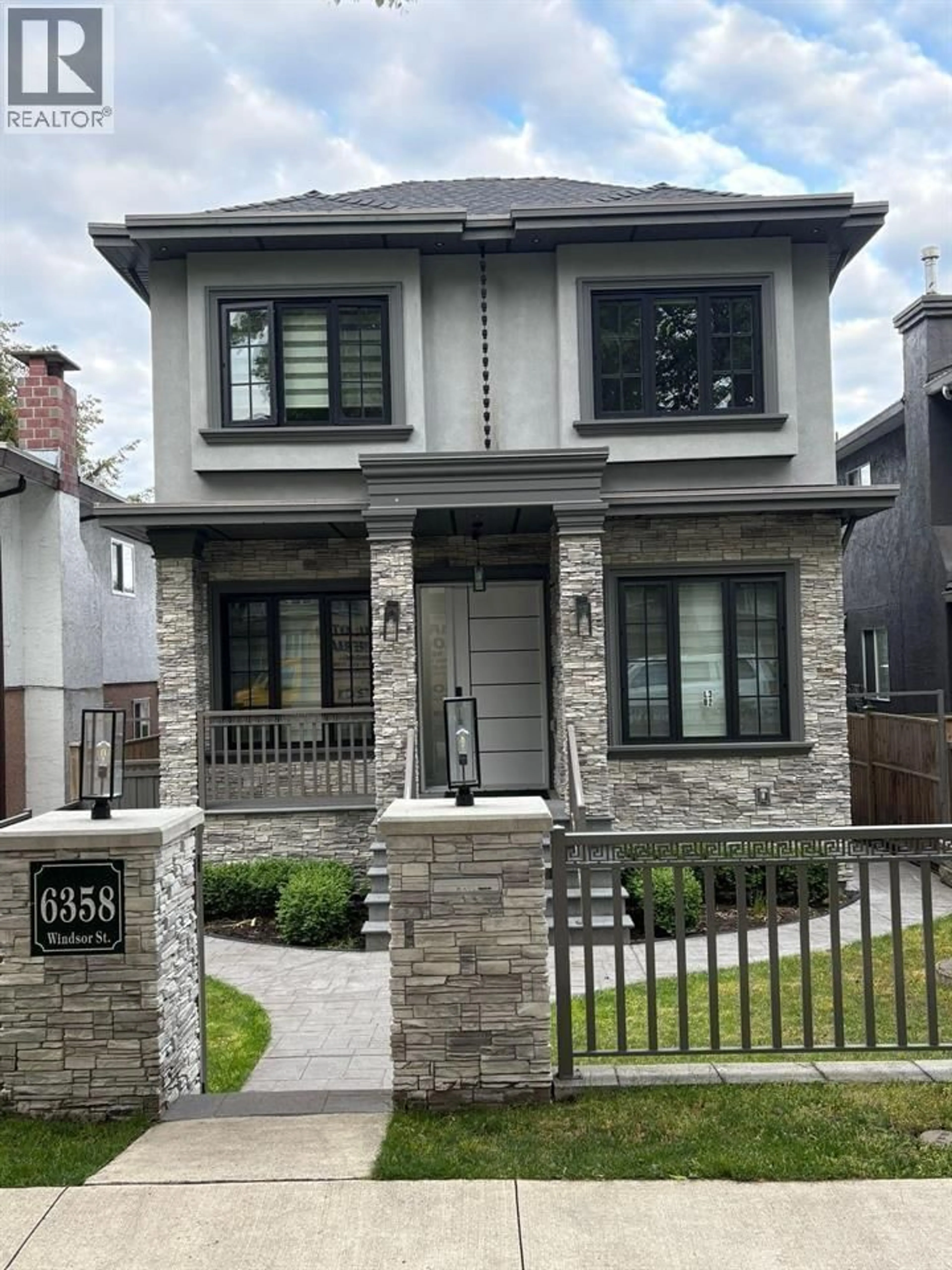 Home with brick exterior material, street for 1 - 6358 WINDSOR STREET, Vancouver British Columbia V5W3J5