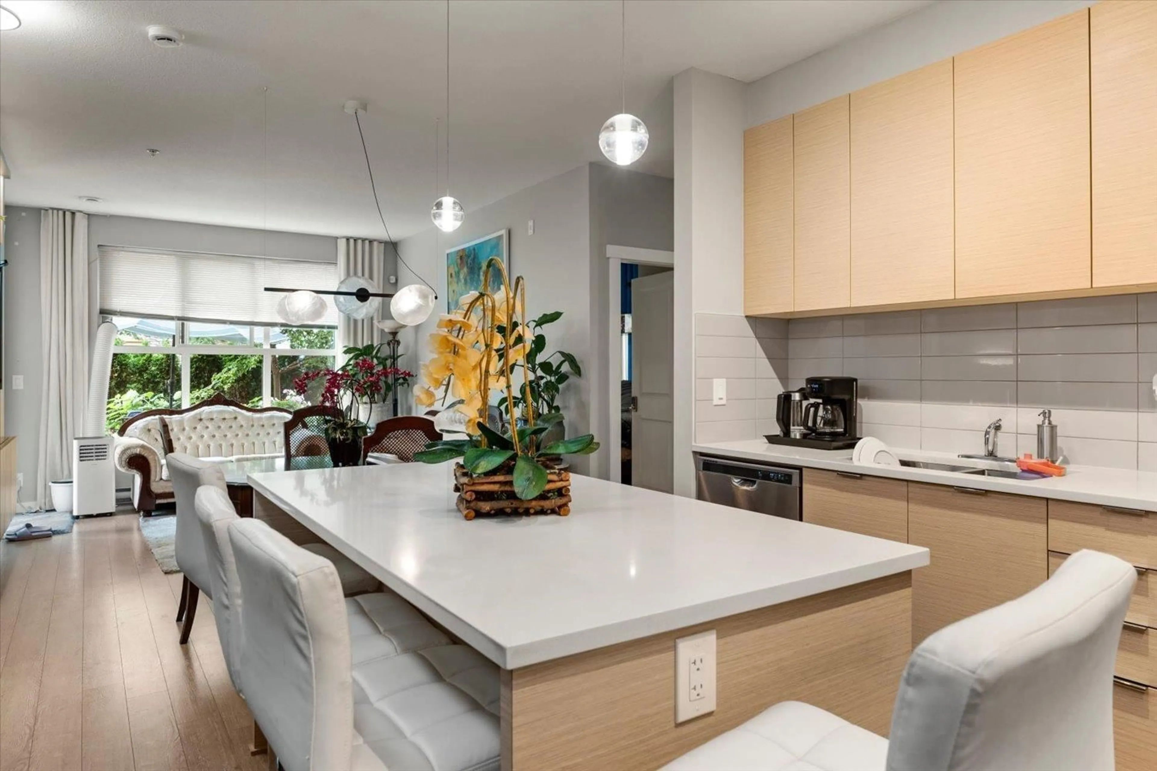 Contemporary kitchen, ceramic/tile floor for A110 - 8150 207 STREET, Langley British Columbia V2Y4J2