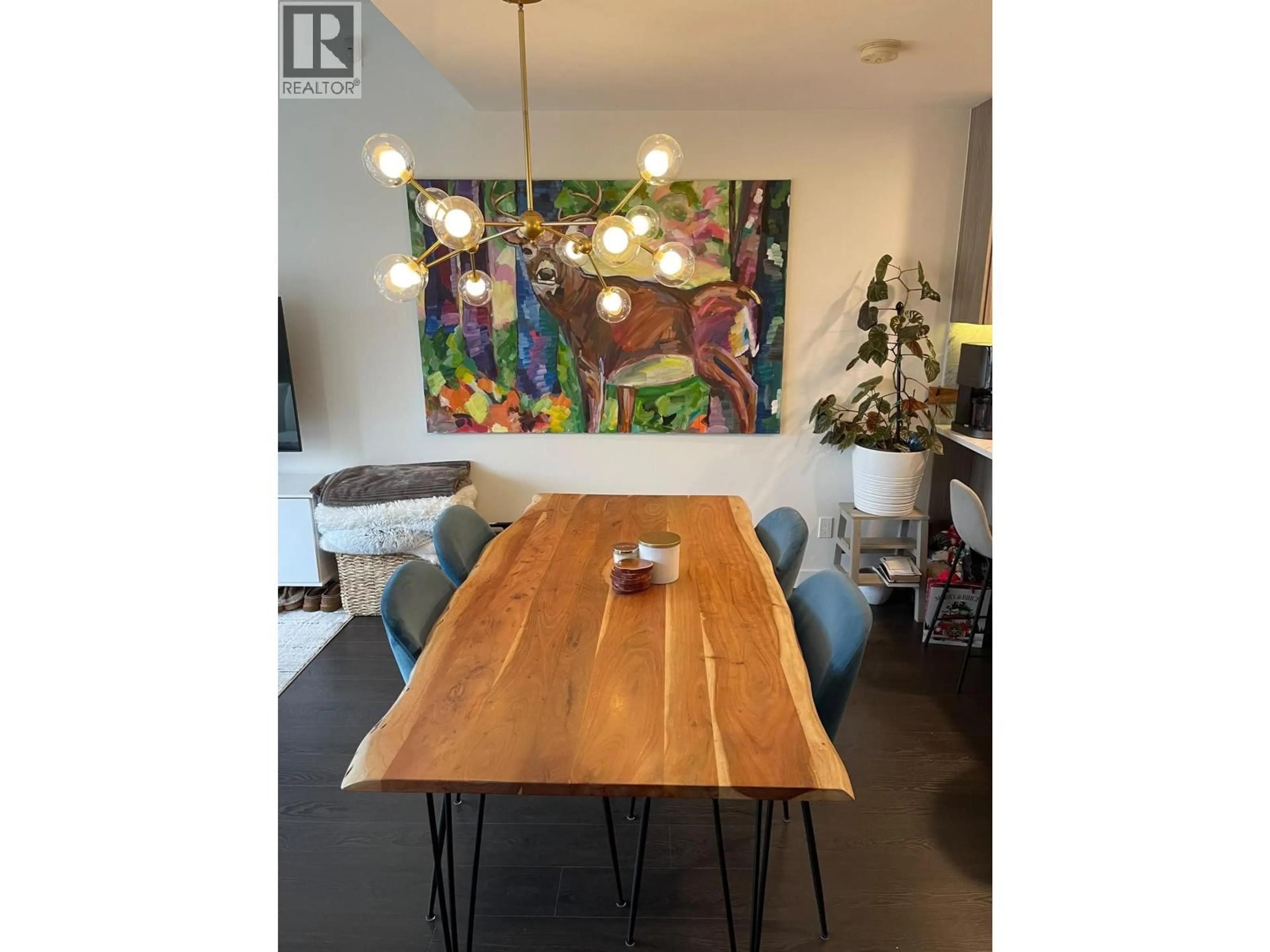 Dining room, wood/laminate floor for 201 - 3300 KETCHESON ROAD, Richmond British Columbia V6X0S5