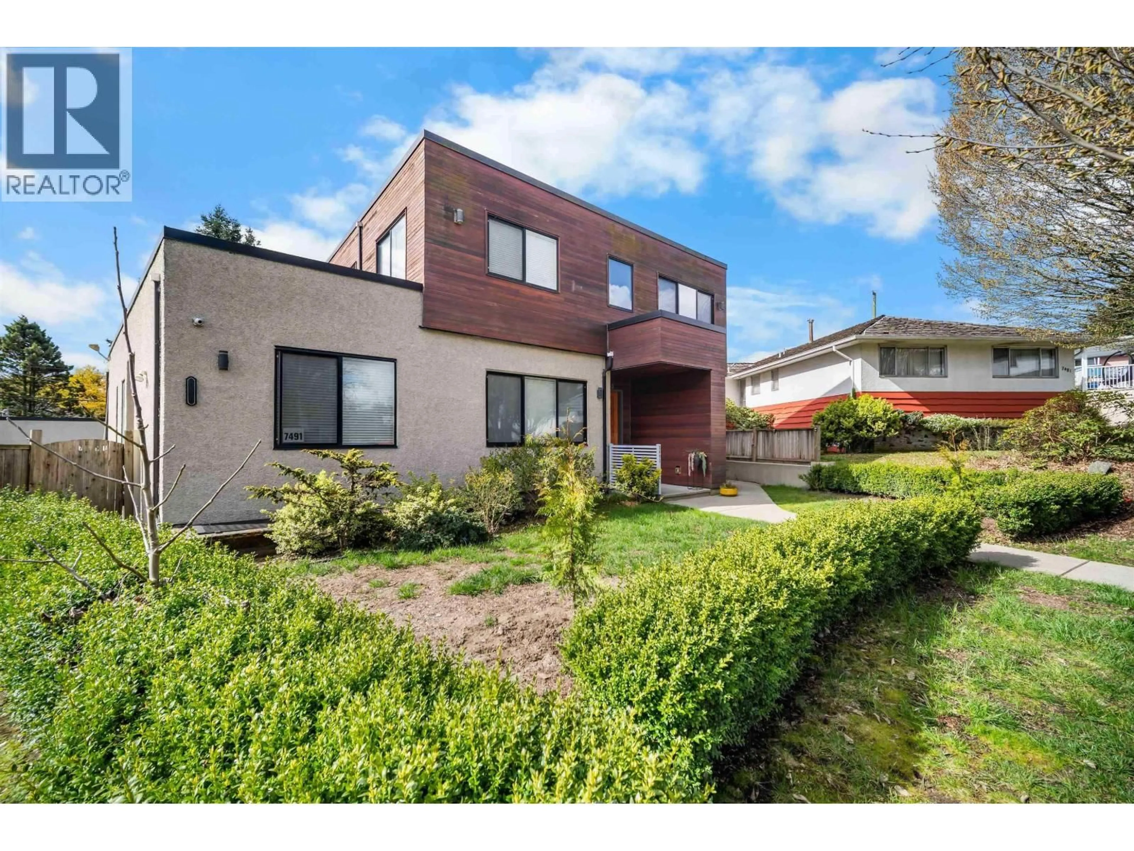 Home with brick exterior material, street for 7493 GATINEAU PLACE, Vancouver British Columbia V5S2S3